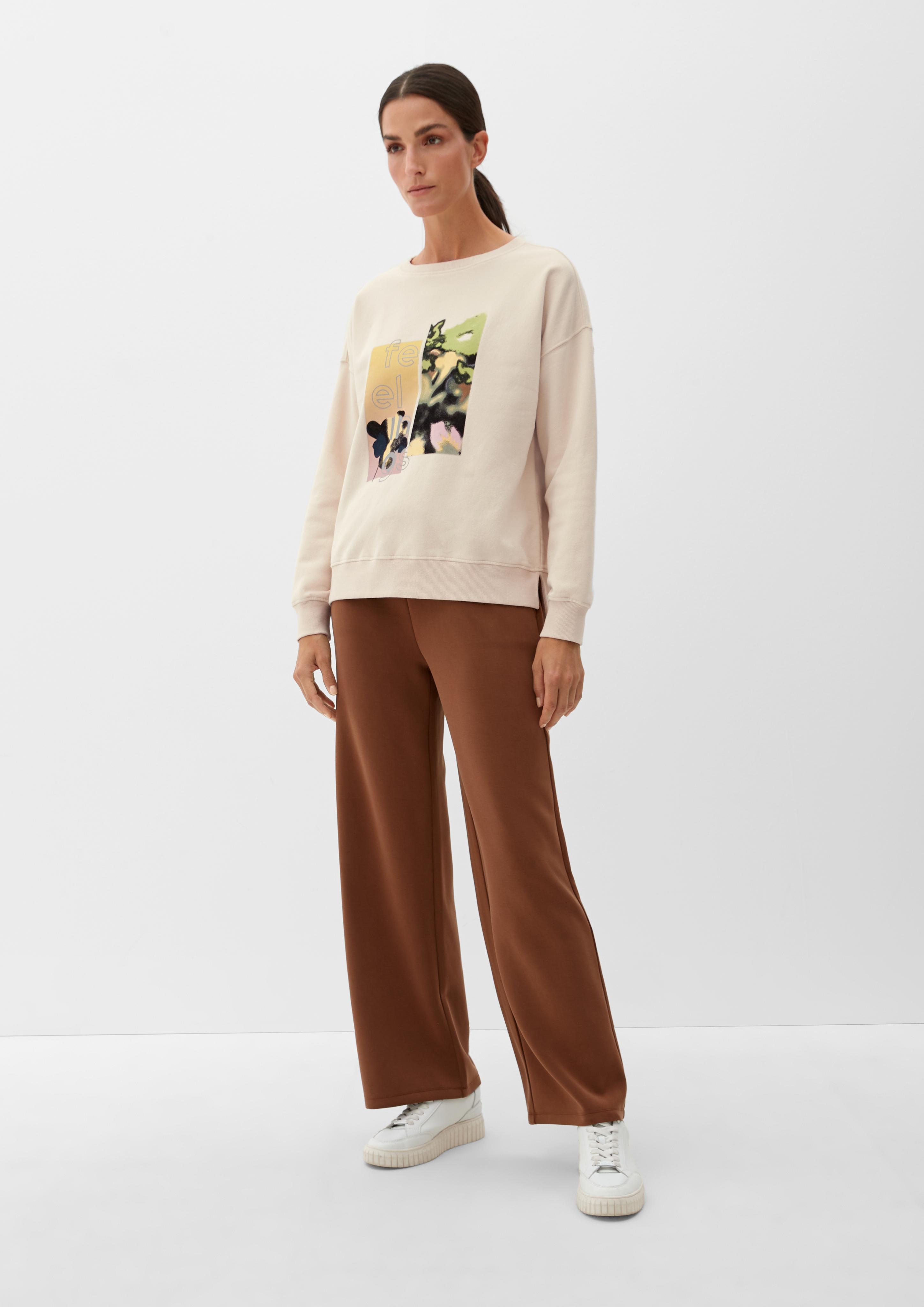 Sweatshirt mit Frontprint  2122551-81D0