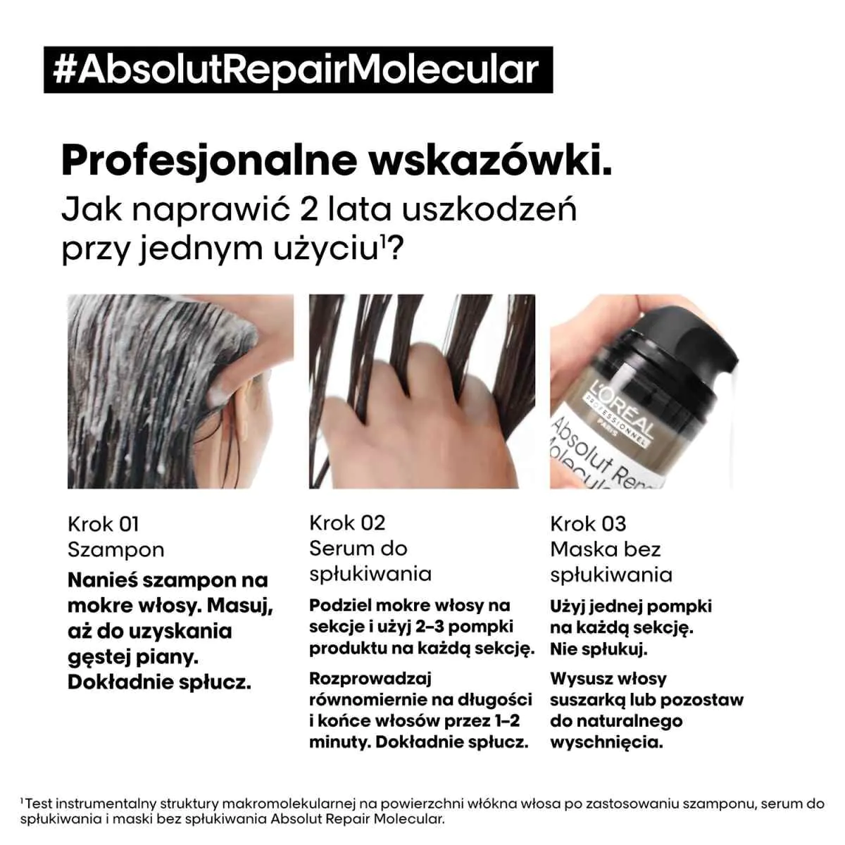 Μοριακή μάσκα επισκευής L'Oréal Professionnel Paris Absolut Repair