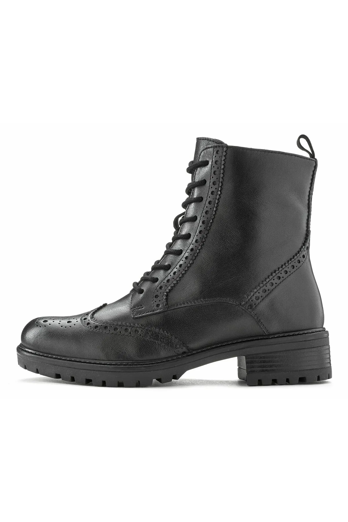 LASCANA  Stiefelette - Schwarz - Flacher Absatz