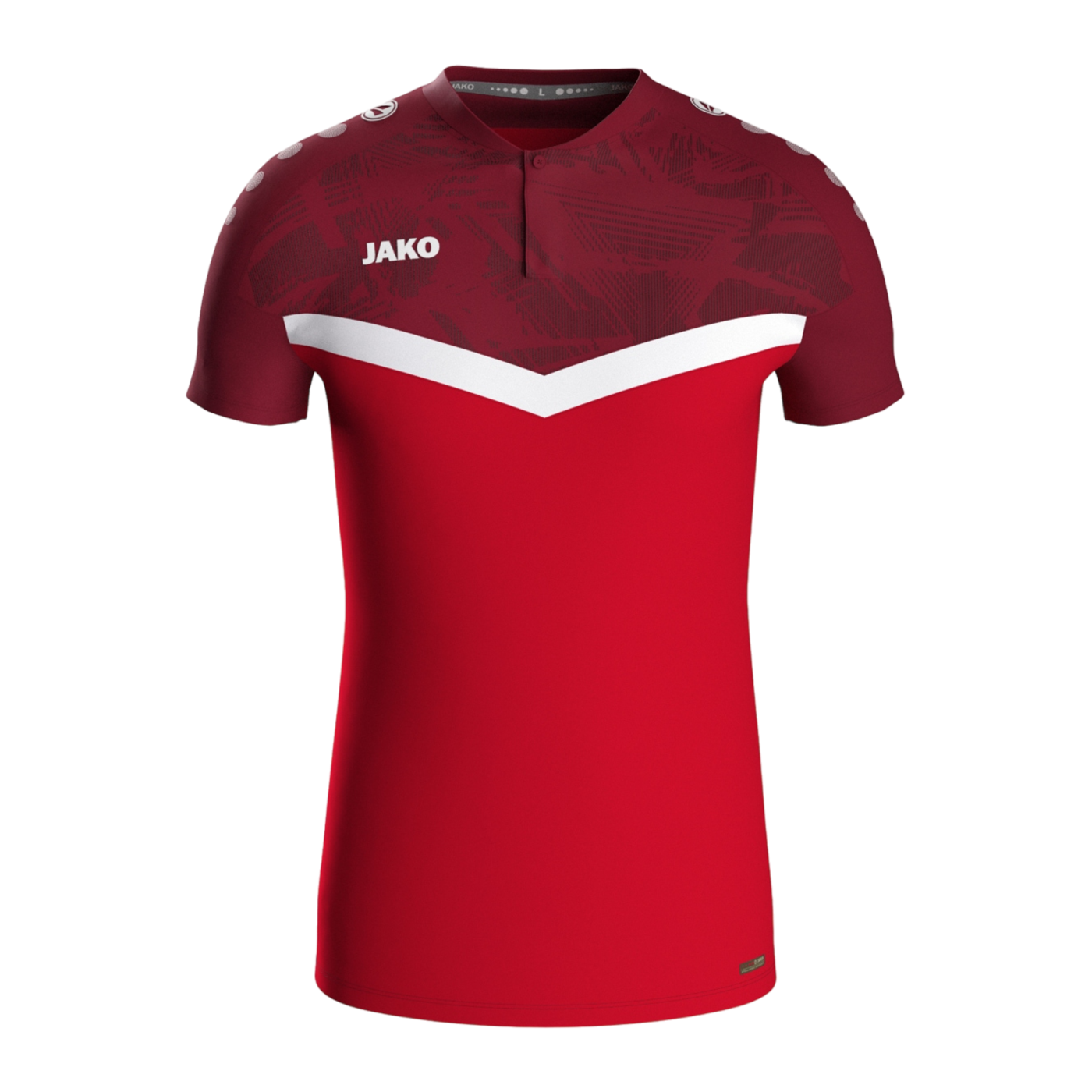 JAKO Iconic Poloshirt Rot F103