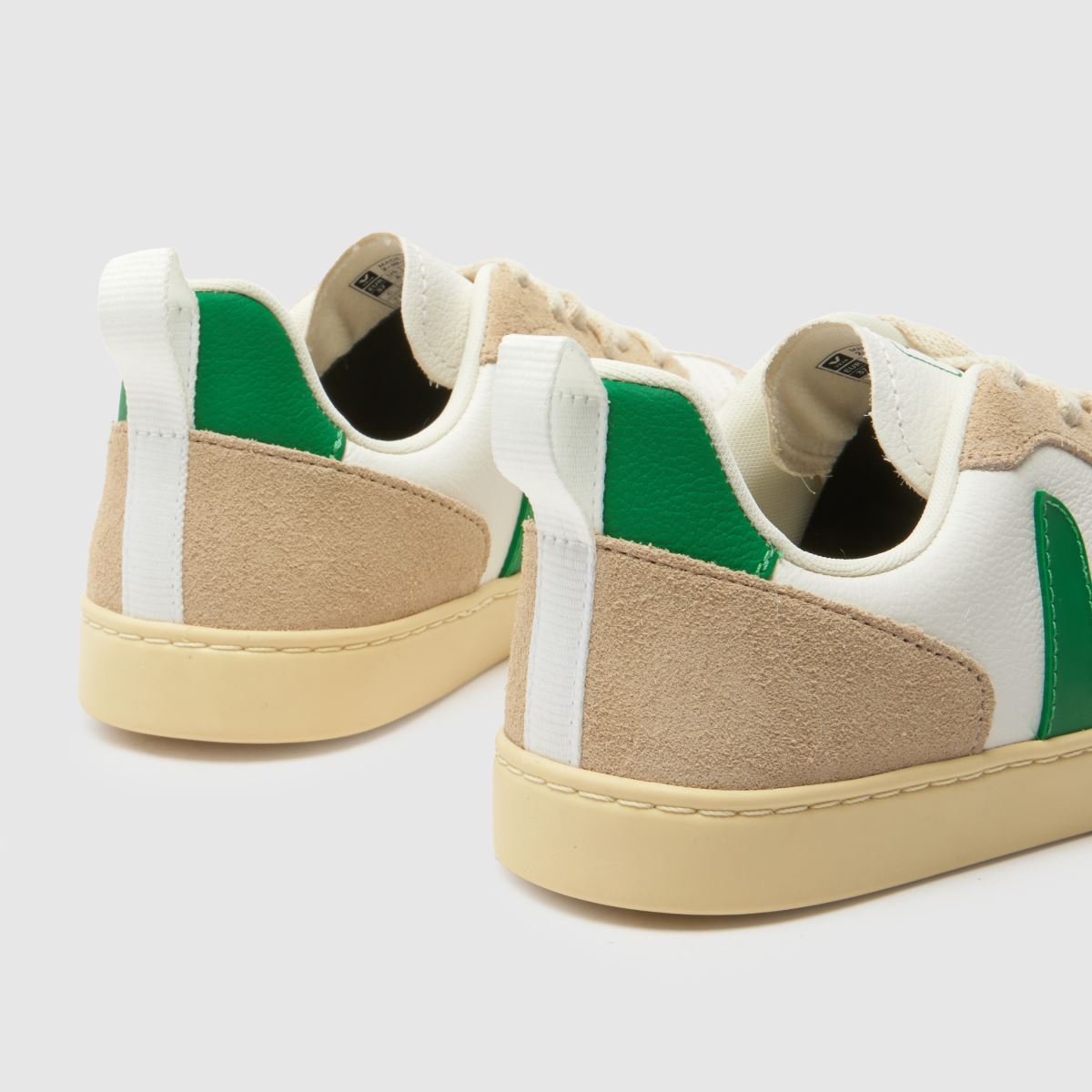 VEJA vita & beige v-10 pojkar/ungdomsskor