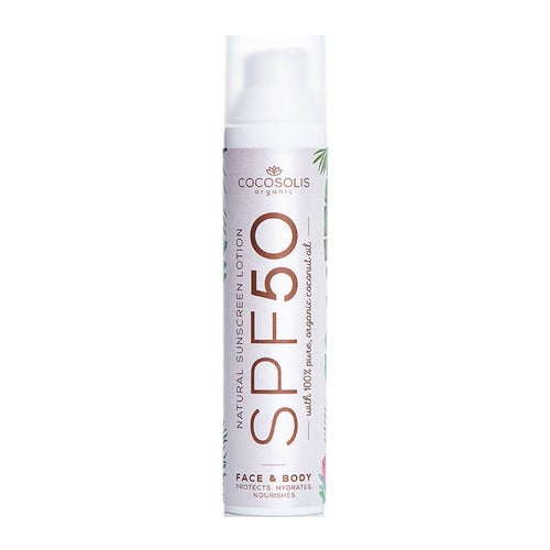 Lotion solaire naturelle Cocosolis FPS 50 100 ml