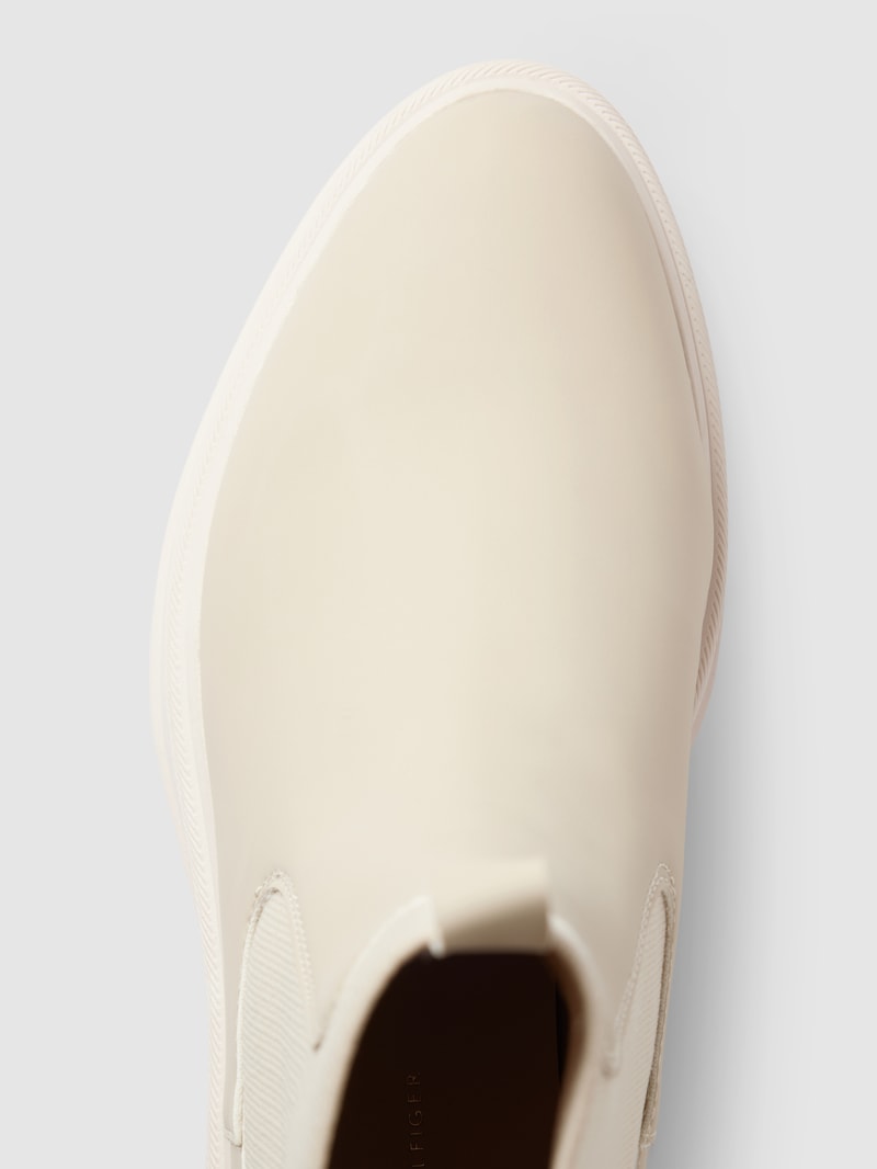 Boots mit Plateausohle Modell 'FEMININE' in beige