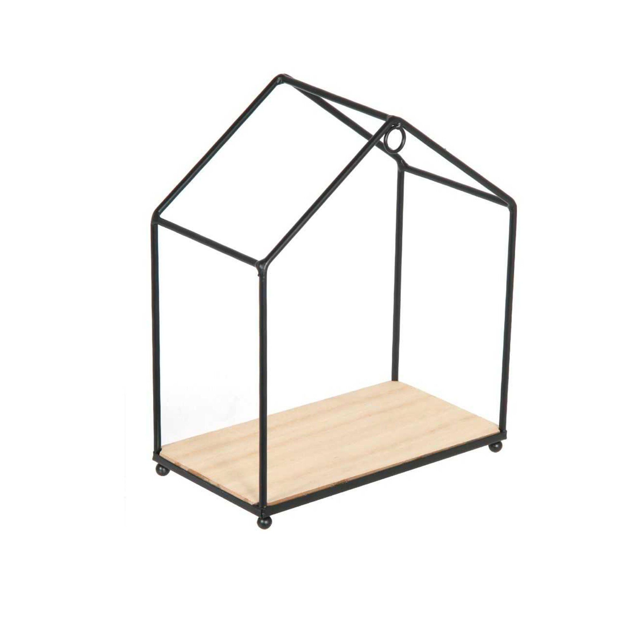 Etagères maison en métal et bois