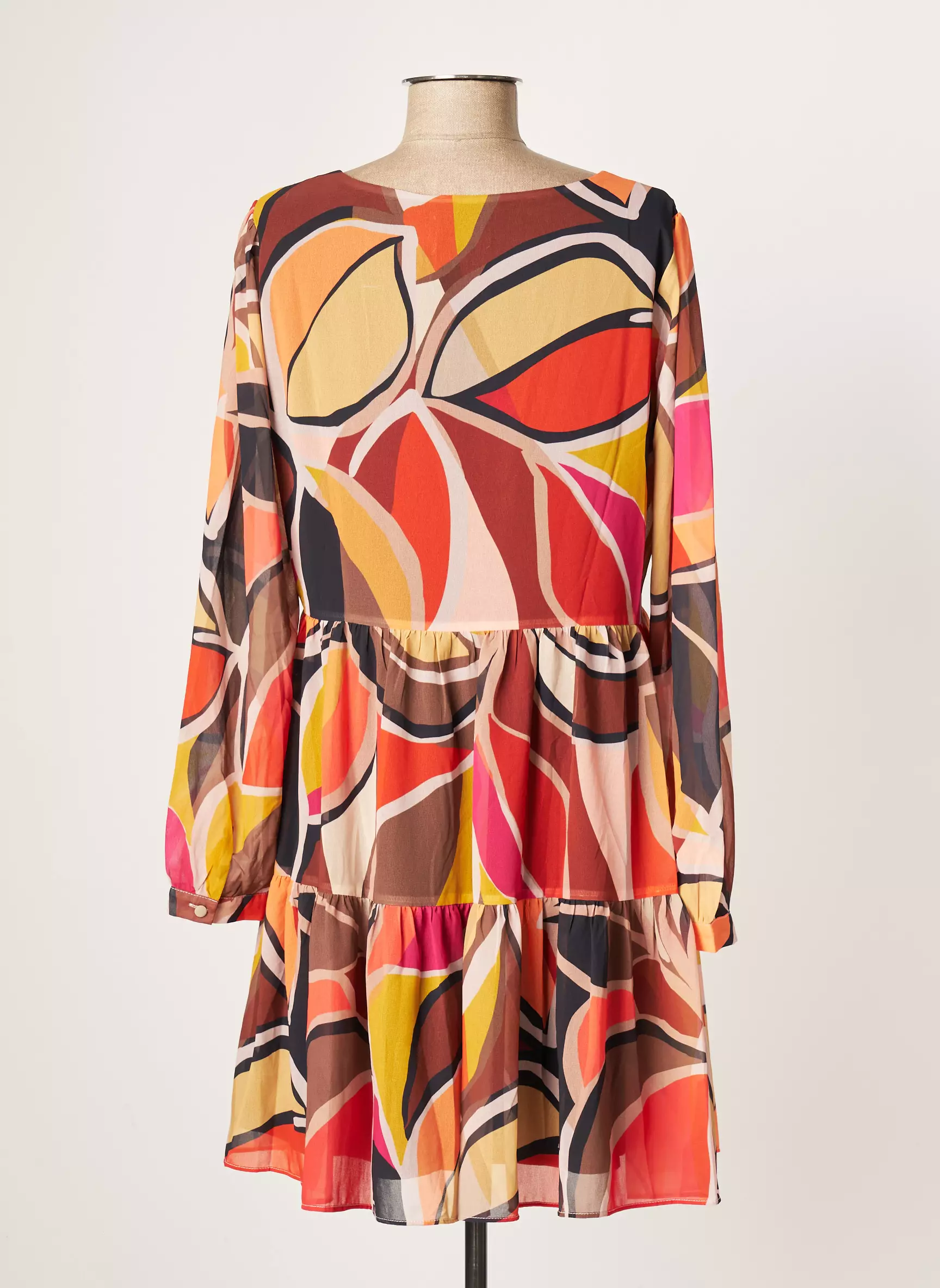 Molly Bracken Robes Courtes Femme couleur orange