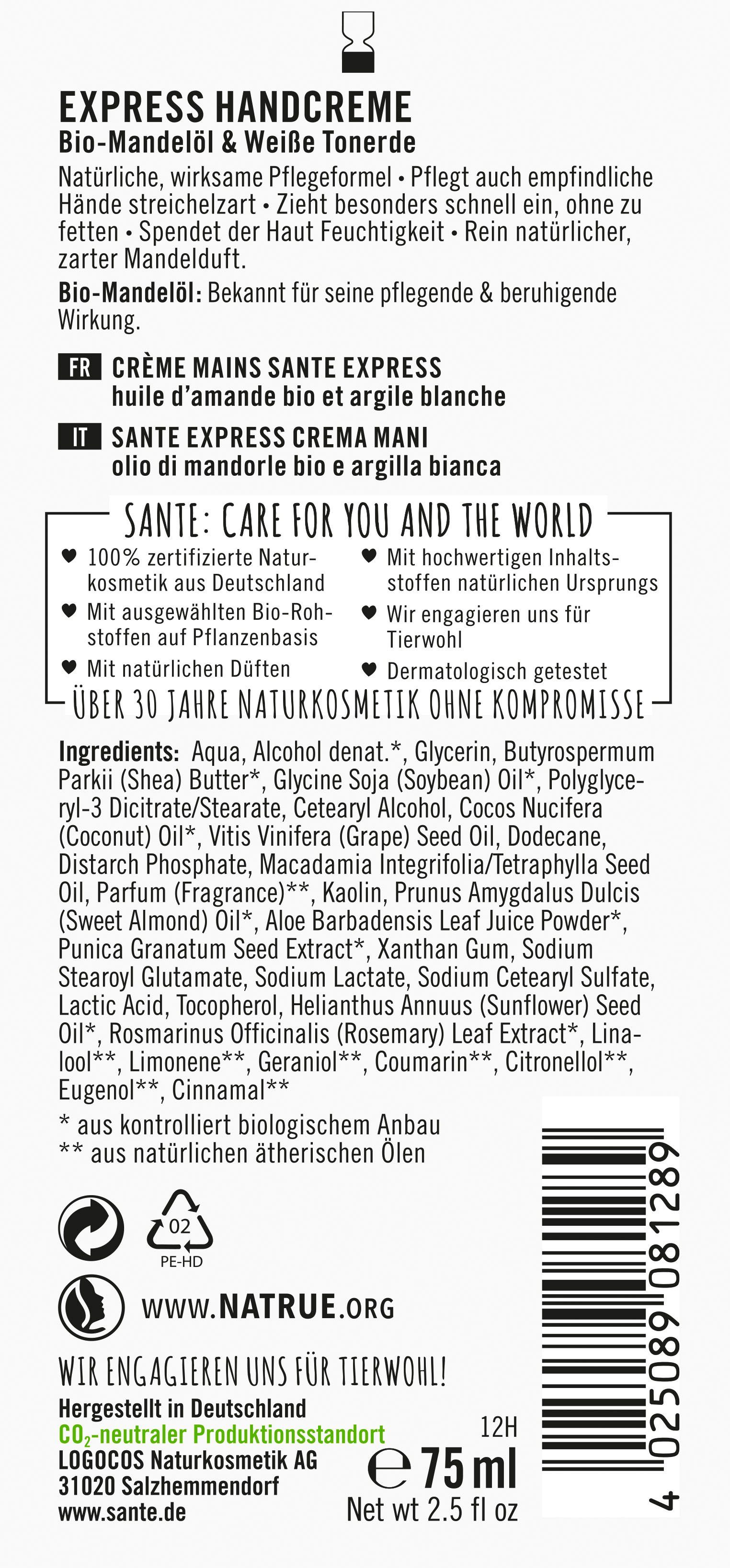 SANTE Handcreme EXPRESS
