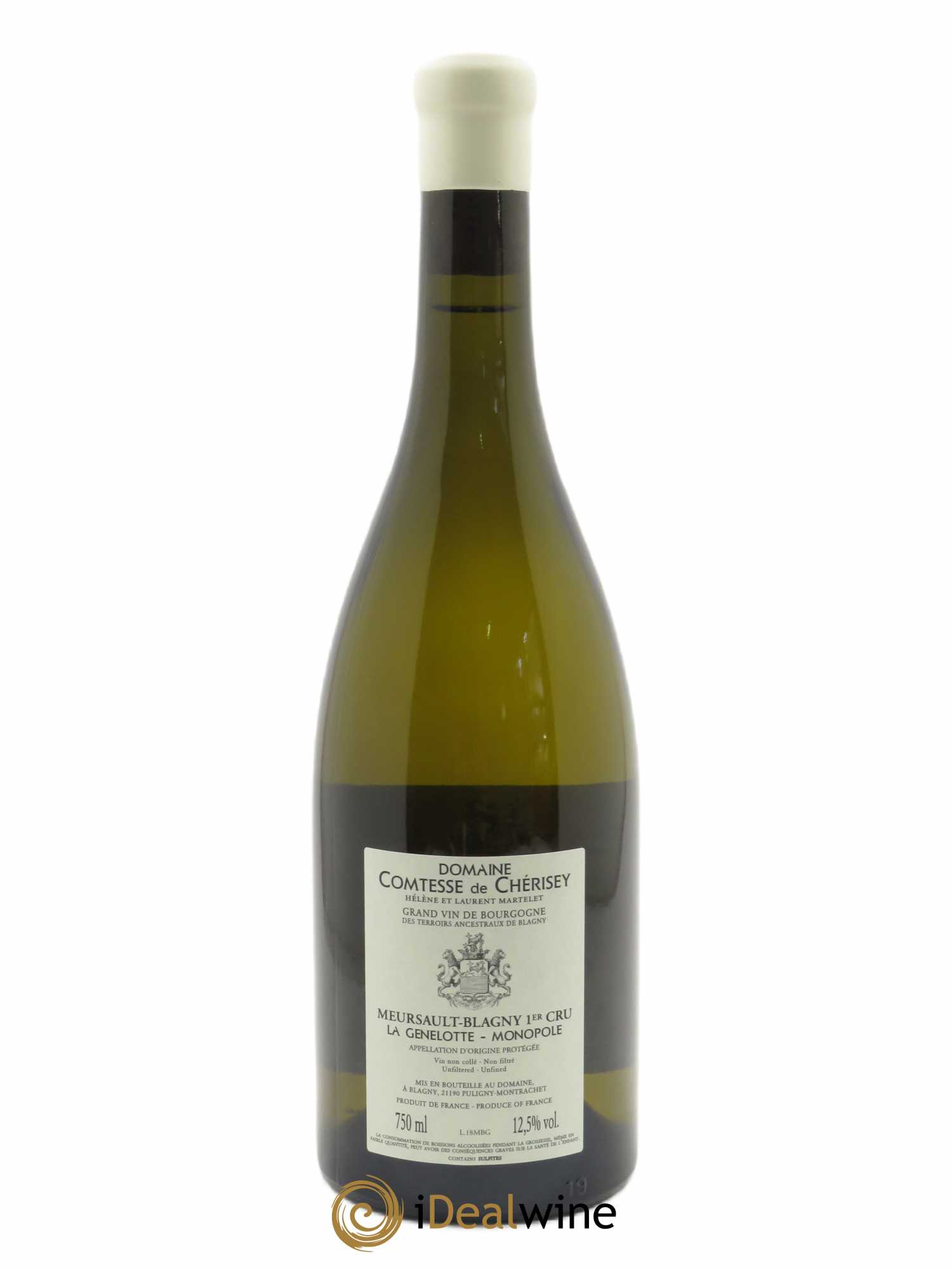 Meursault-Blagny 1er Cru La Genelotte Monopole Martelet de Cherisey (Domaine)  2018 - Lot de 1 Bouteille