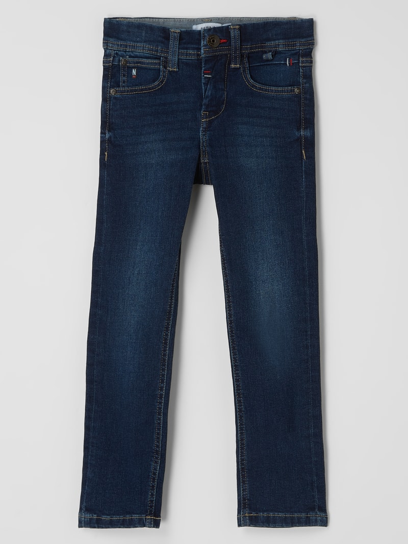 Jeans mit Stretch-Anteil Modell 'Theo' in jeans