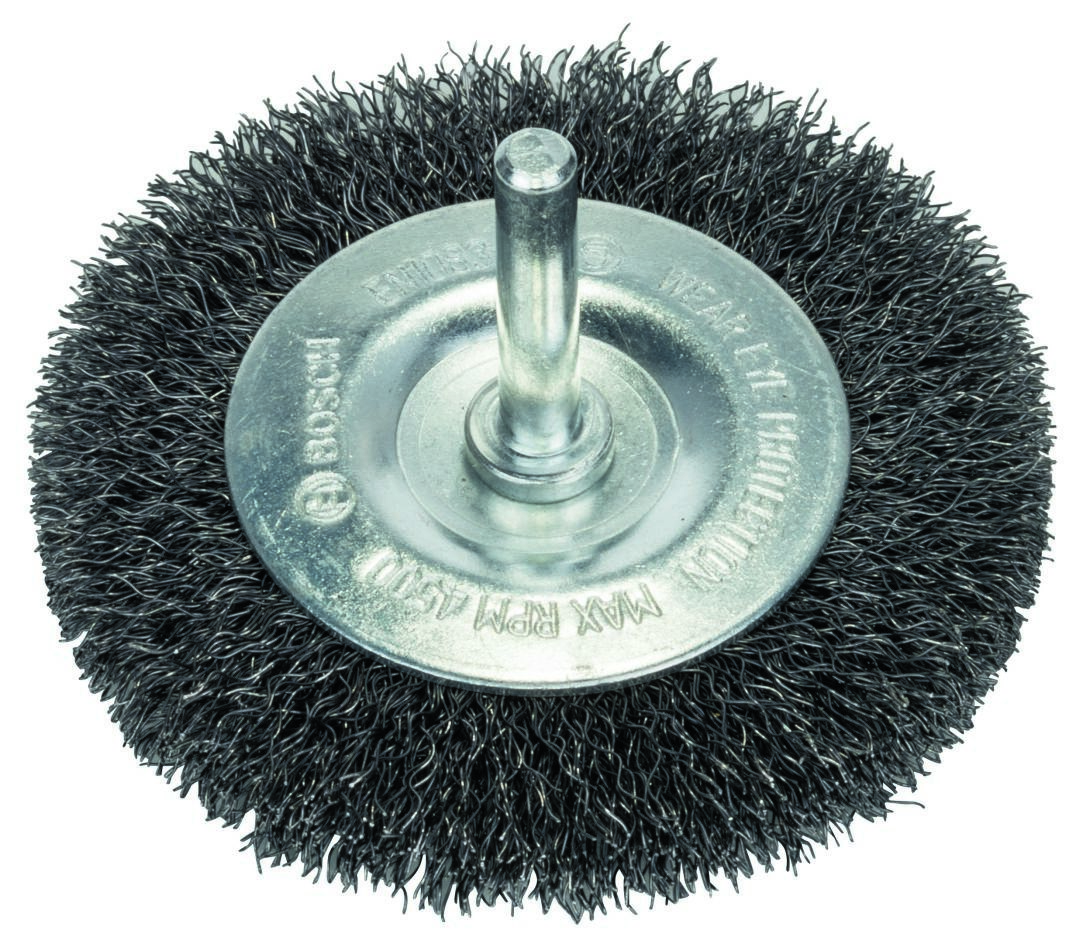 Bosch Blue Accessories 1608622015 Skivebørste 75 mm bølget 6 mm skaft