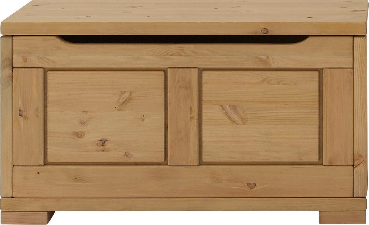 Lüttenhütt Truhe Vita (1 St), Deckeltruhe Spielzeugtruhe Aufbewahrungskiste Massivholz Breite 84 cm