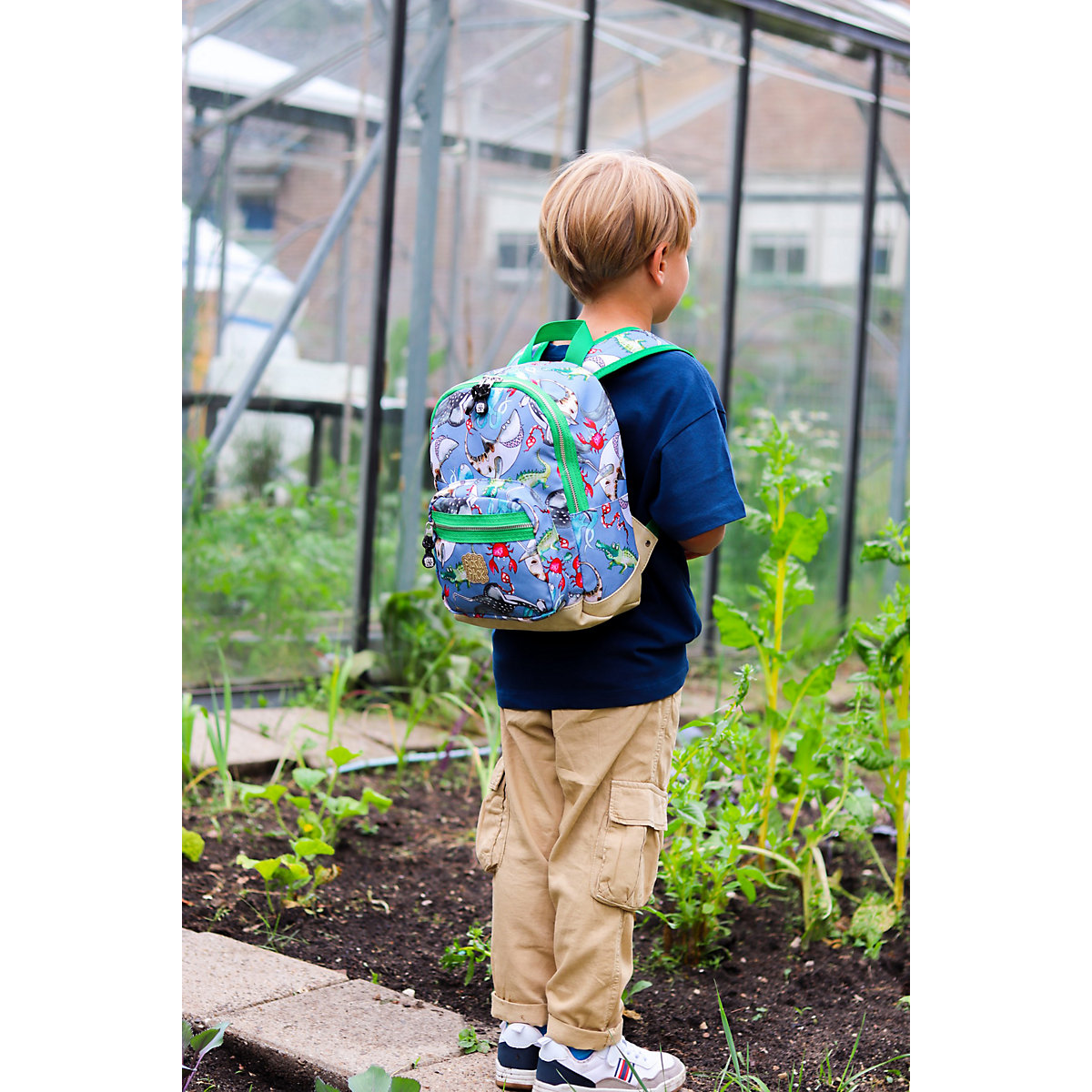 Kinderrucksack S Mix Animal Cloud Grey