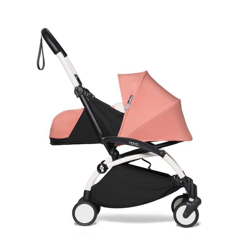 Poussette Yoyo2 4 roues châssis blanc assise 0+ ginger Babyzen