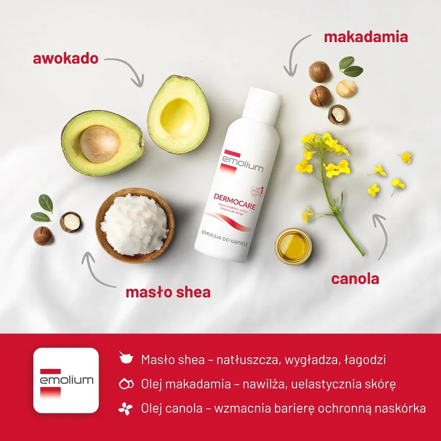 Emolium vonios emulsija