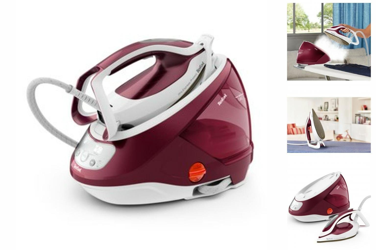 Tefal Dampfbügeleisen Bügeleisenstation Tefal Durilium AirGlide 2600 W