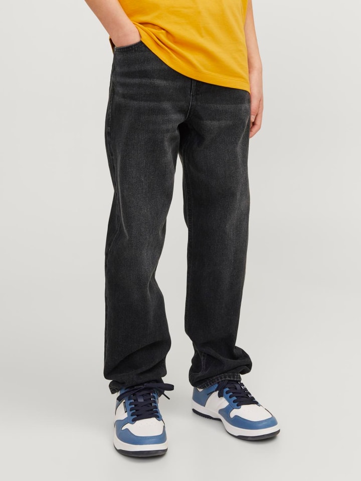 JACK & JONES Junior Jeans JJICHRIS JJORIGINAL SQ 602 JNR relaxed fit in black denim günstig kaufen