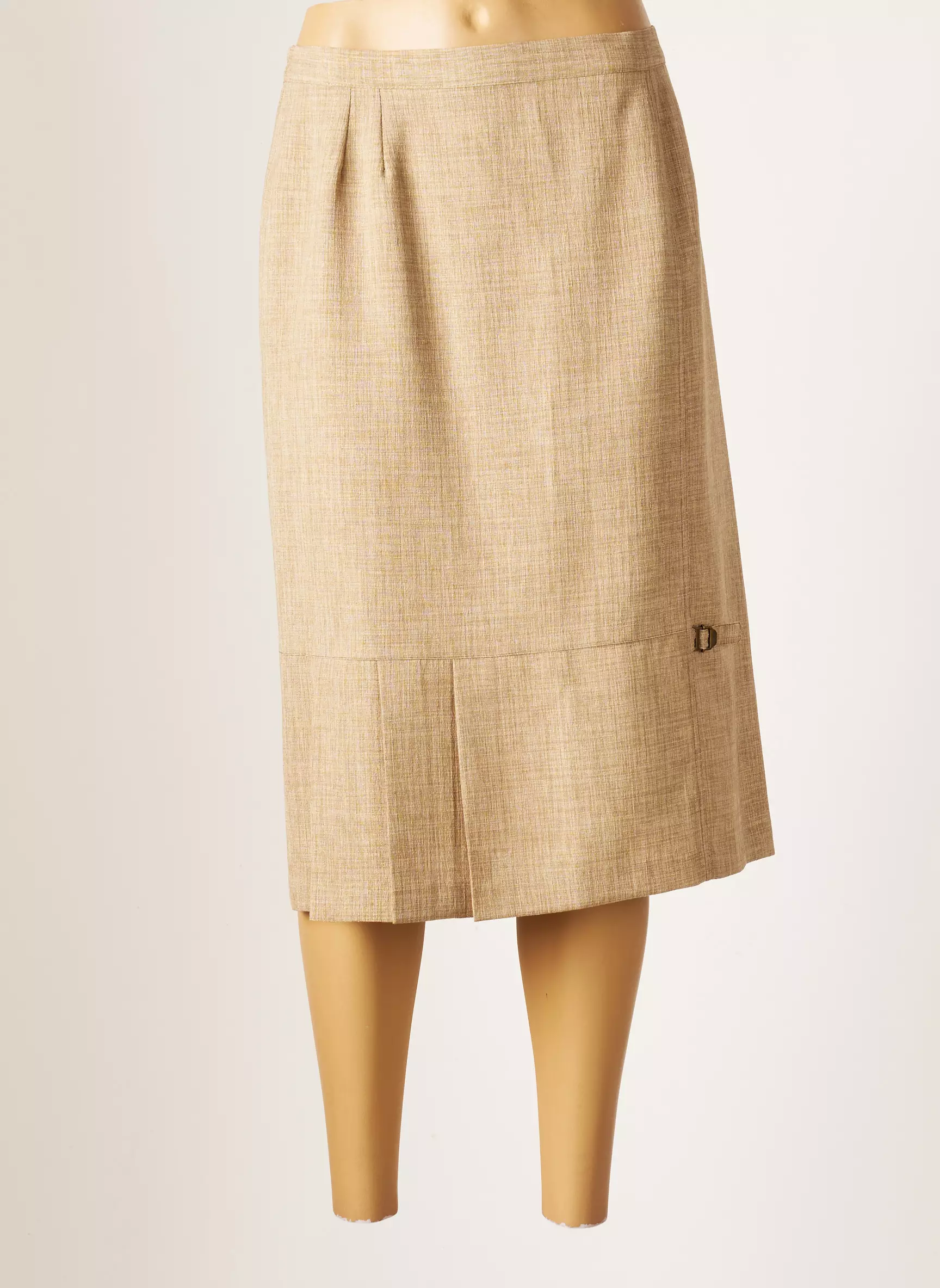 Gevana Jupes Mi Longues Femme couleur beige