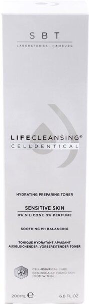 SBT Lifecleansing Celldentical Hydrating Preparing Toner Reinigungsmilch