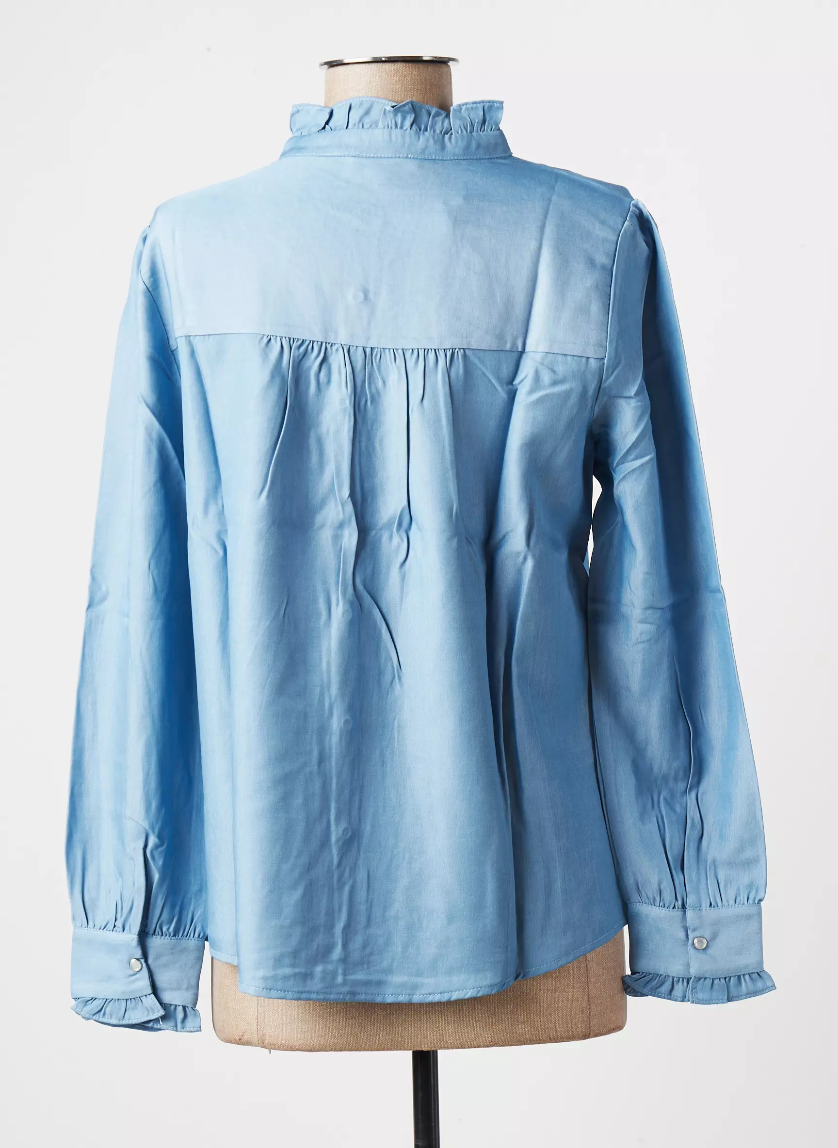 Y Coo Chemisiers Femme couleur bleu