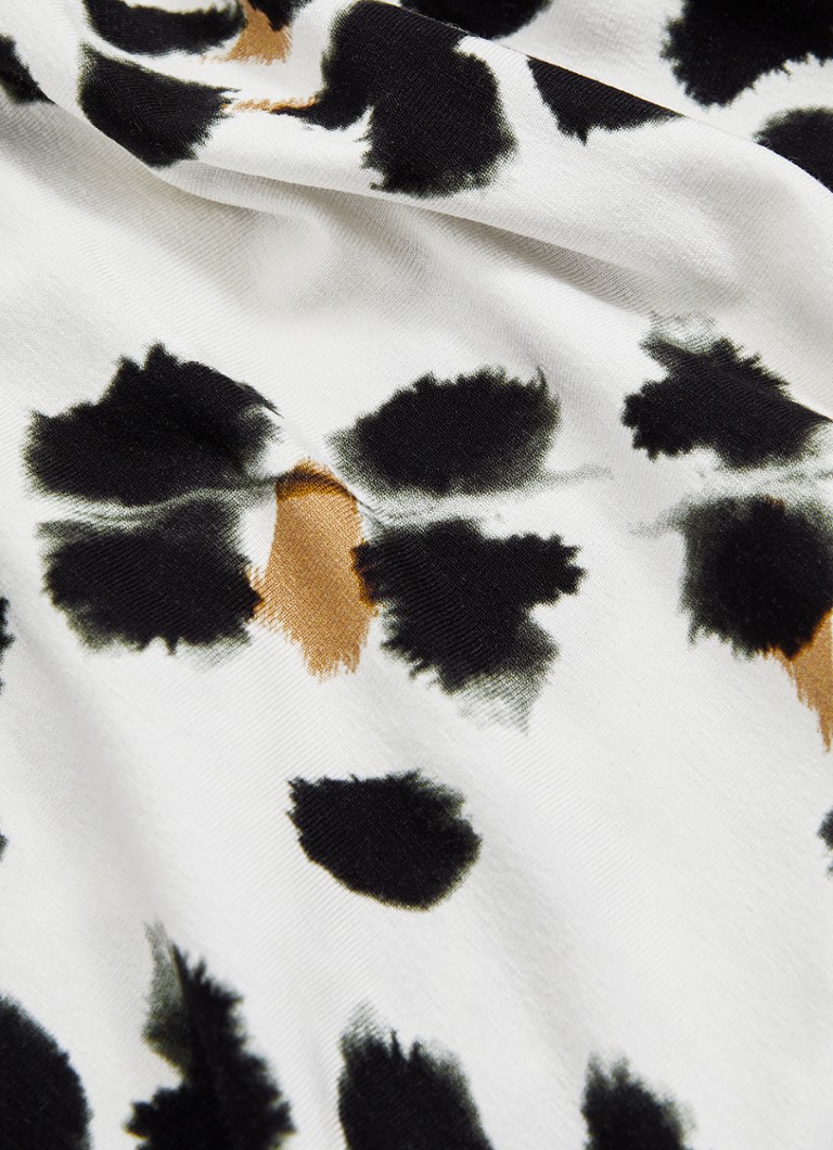 Abito lungo stampato Reiss Vanita con scollo a V