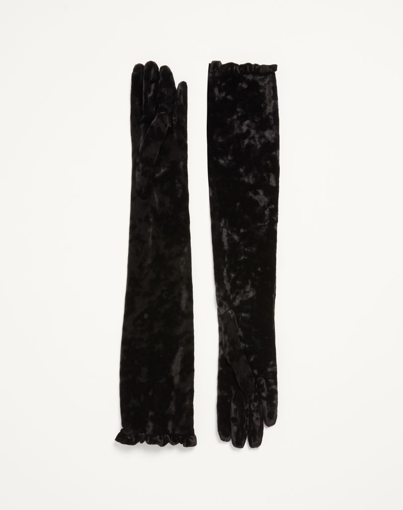 Luvas longas de chenille exclusivas da VLogo