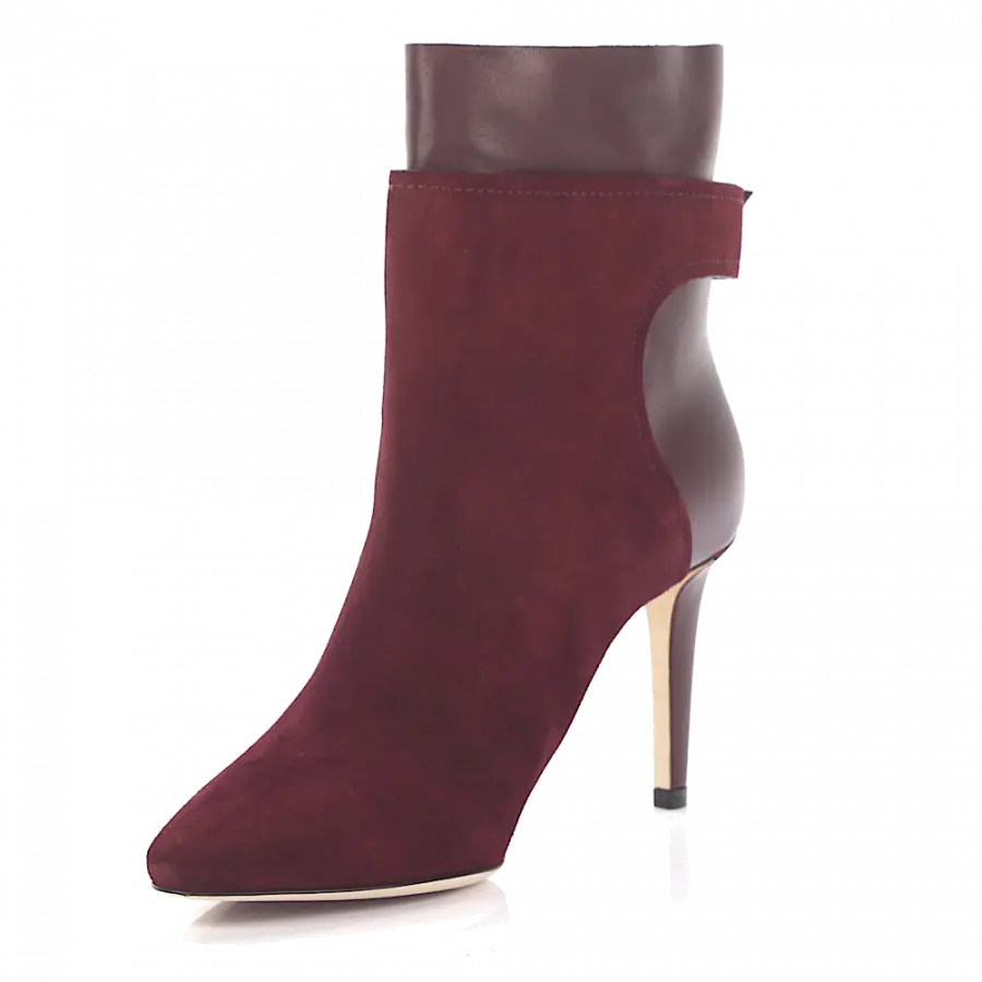 Jimmy Choo - High Heels Stiefeletten - rot