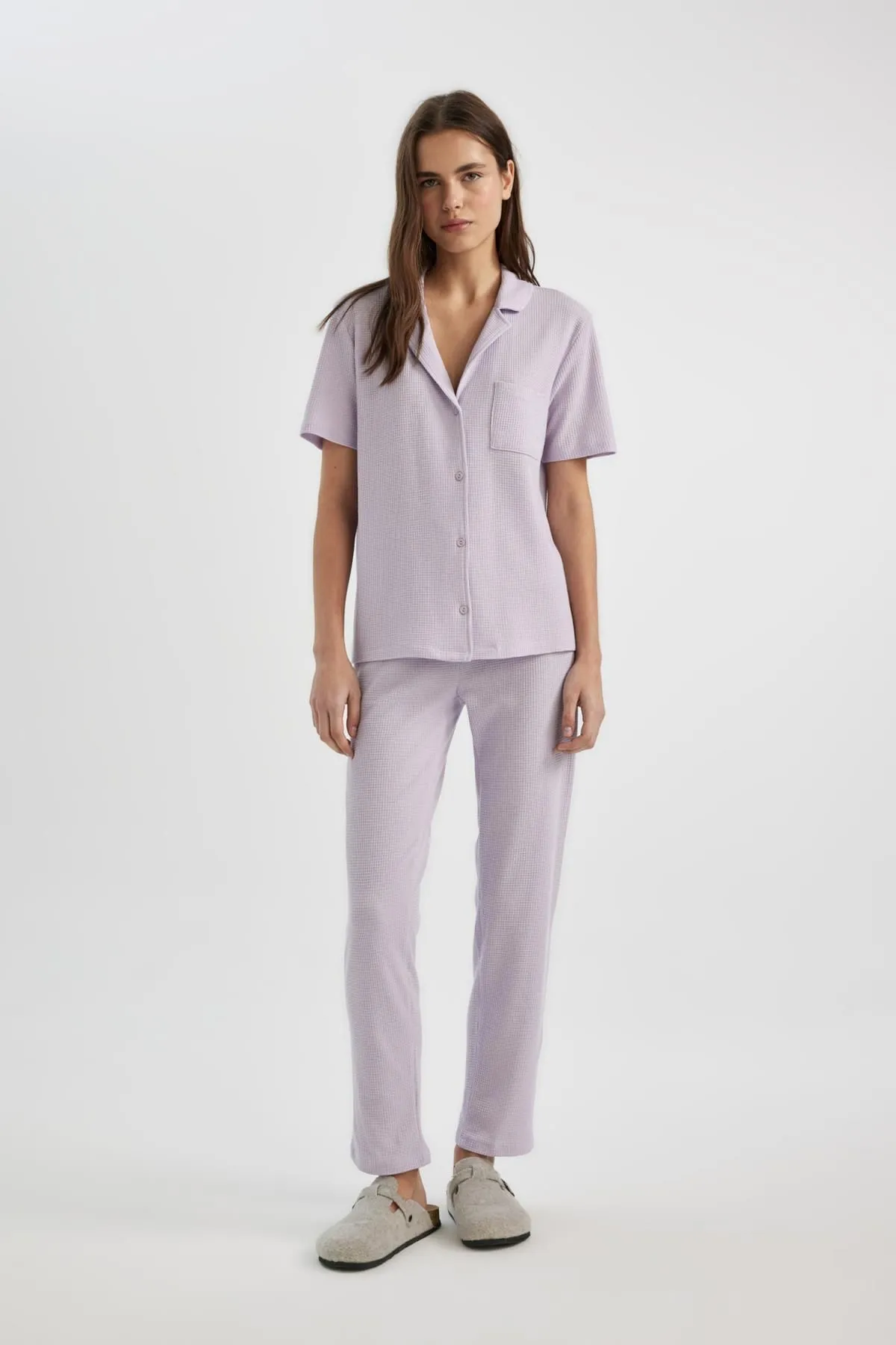 DeFacto  Be in Love Pyjamaoberteil mit kurzen Ärmeln - B6189ax24sp