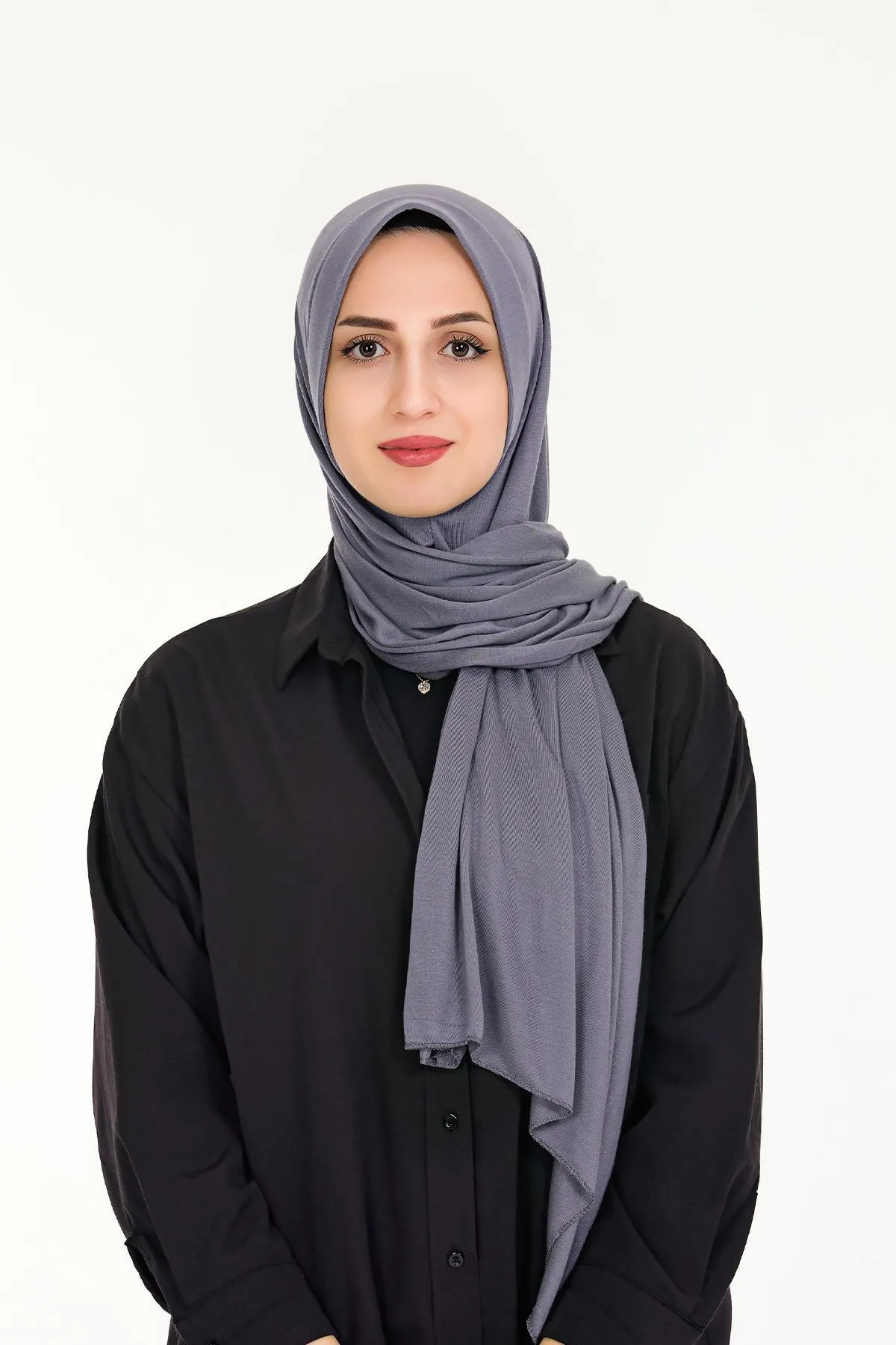 Sensu  Praktischer, aufsteckbarer Hijab-Schal aus gekämmter Baumwolle