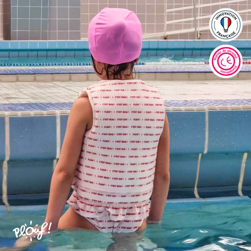 Maillot de bain flottant : Butterfly Blanc