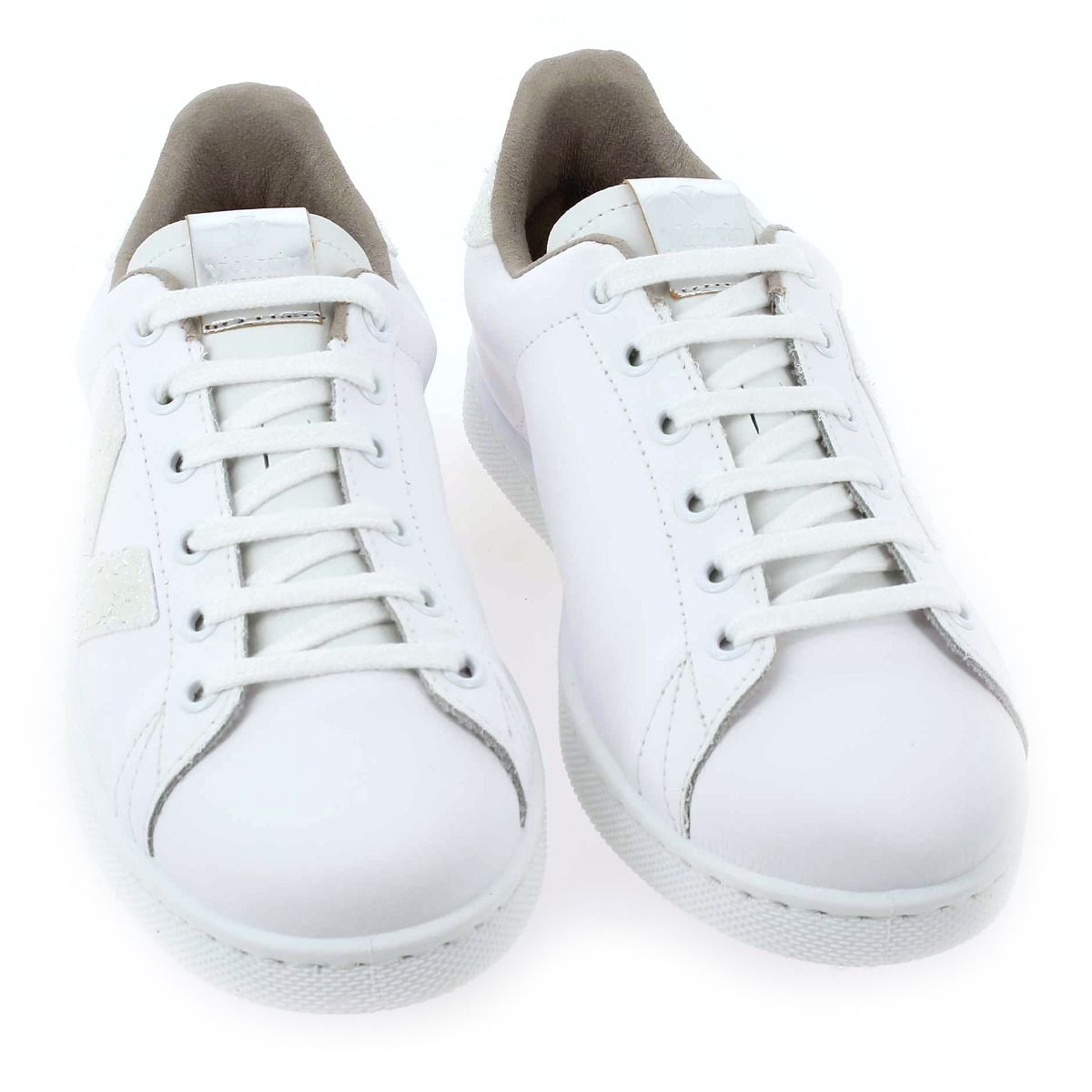 Victoria  1125188 TENIS PIEL VIRUTAS GLITTER - Blanc