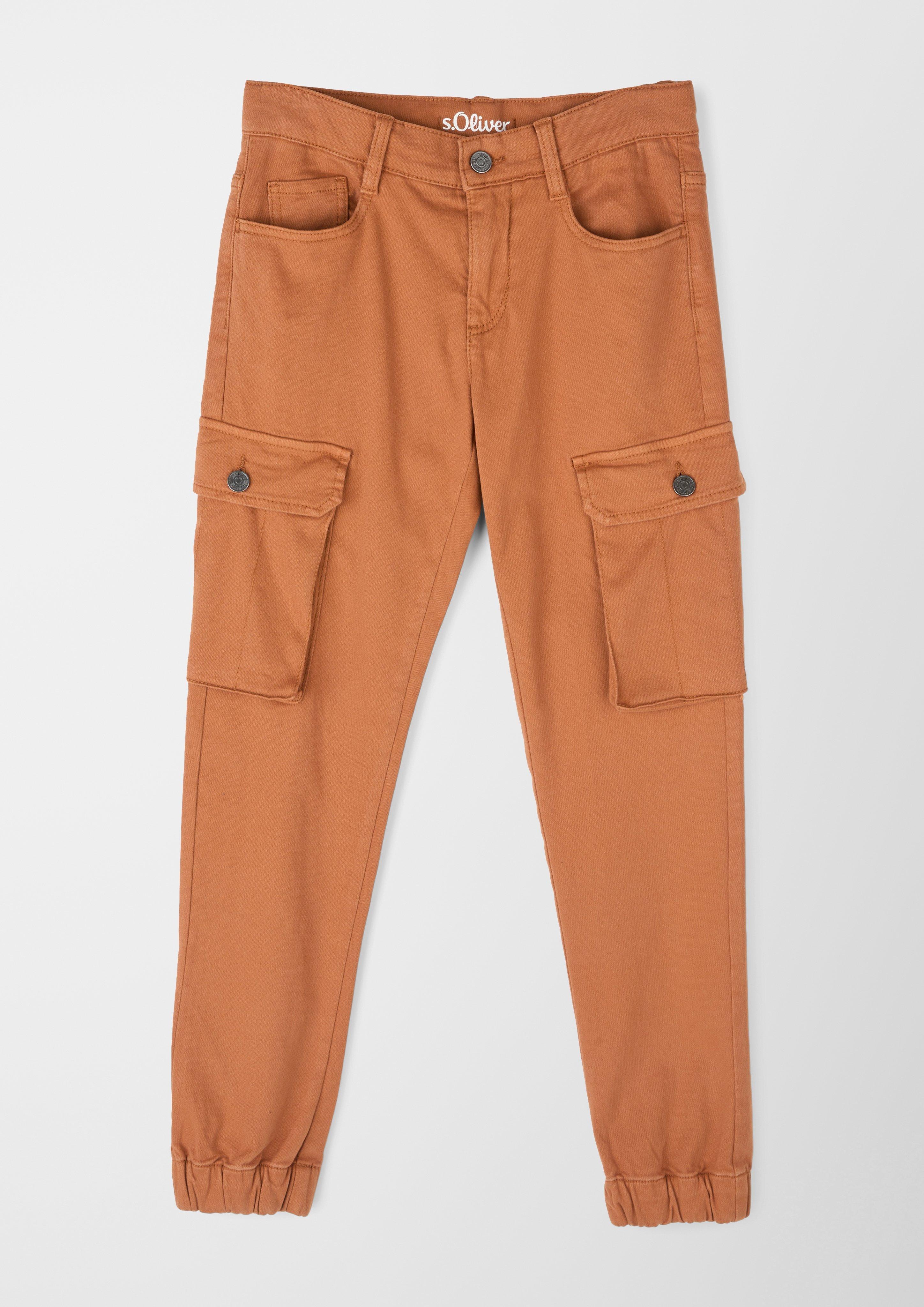 Slim: Hose mit Cargotaschen  2123132-8755