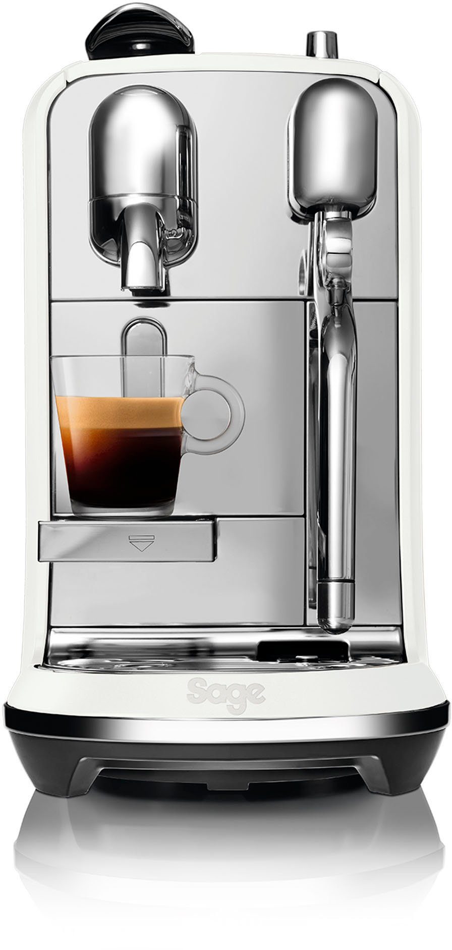 Nespresso Kapselmaschine Creatista Plus SNE800SST, inkl. Willkommenspaket mit 14 Kapseln + Edelstahl-Milchkanne