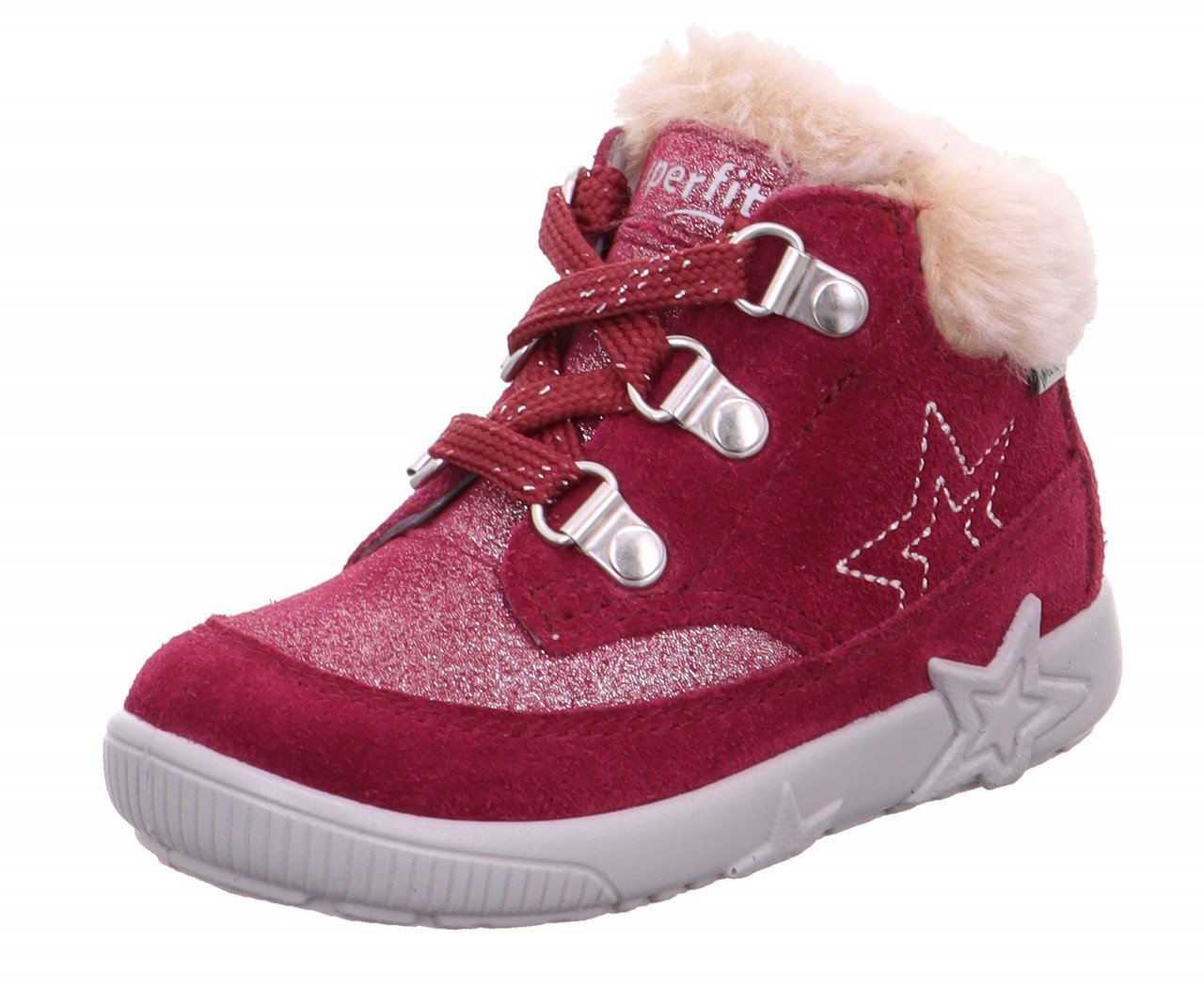 STARLIGHT - Rot Boots mit Schnürung