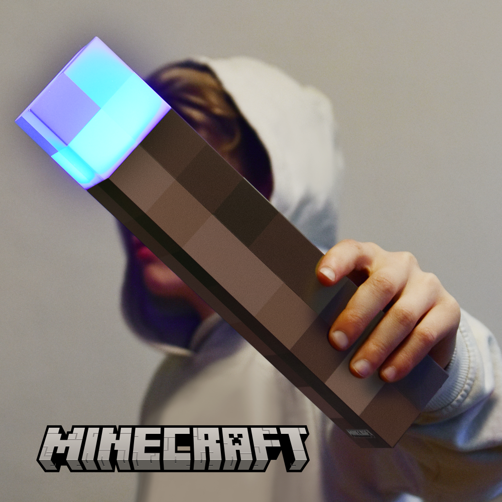 Akku LED-Fackel MINECRAFT