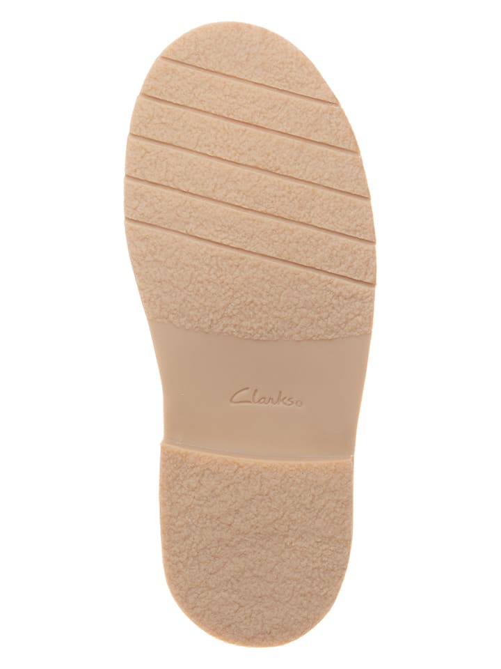 Clarks Leder-Schnürschuhe '' Desert Boot2'' in Beige günstig kaufen