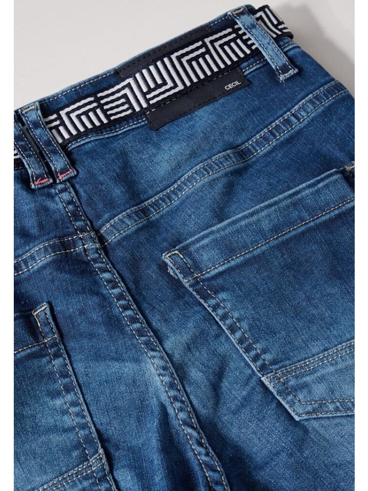 Cecil Jeans in mid blue used wash günstig kaufen