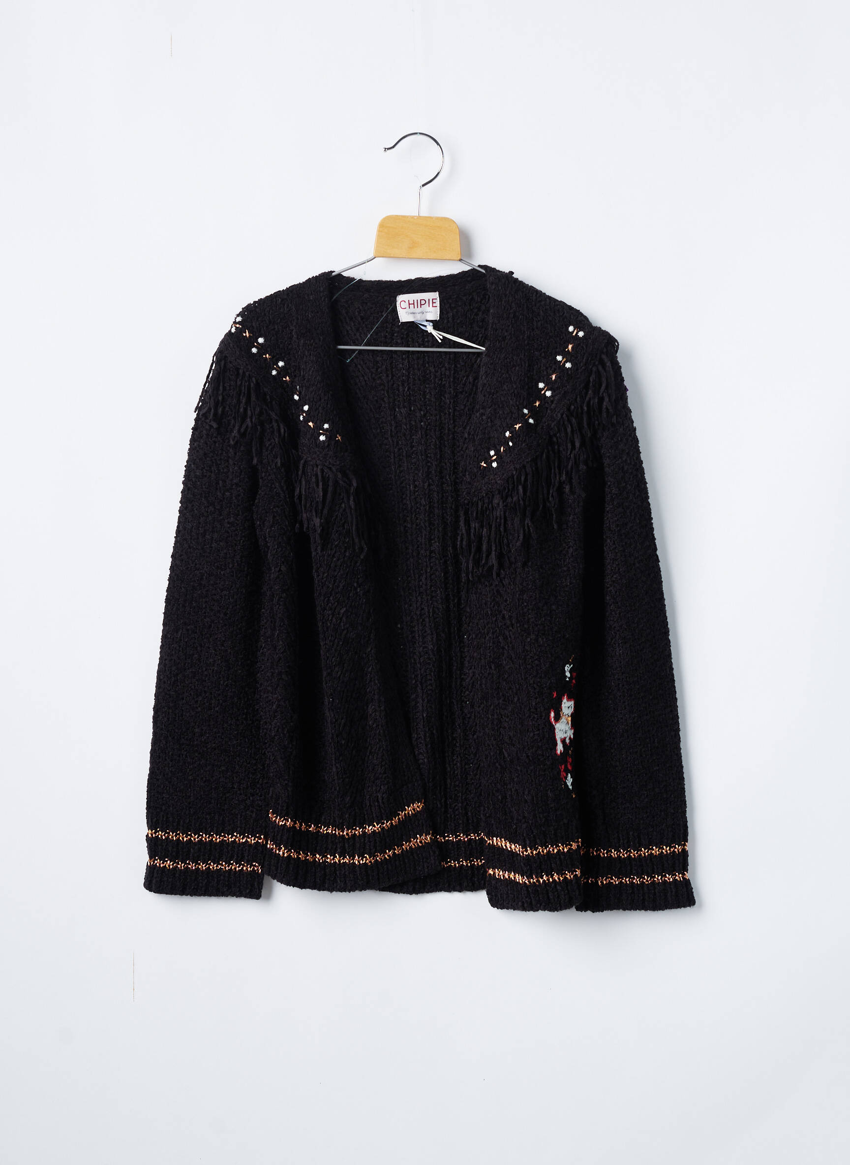 Chipie Fine Maille Fille couleur noir