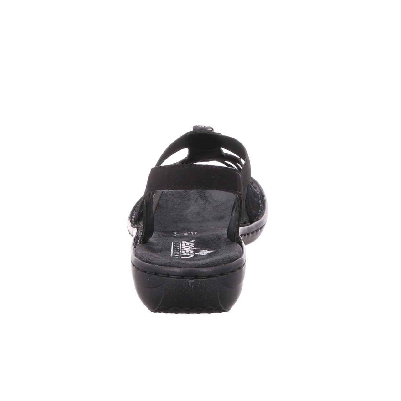 RIEKER Komfort Sandalen schwarz