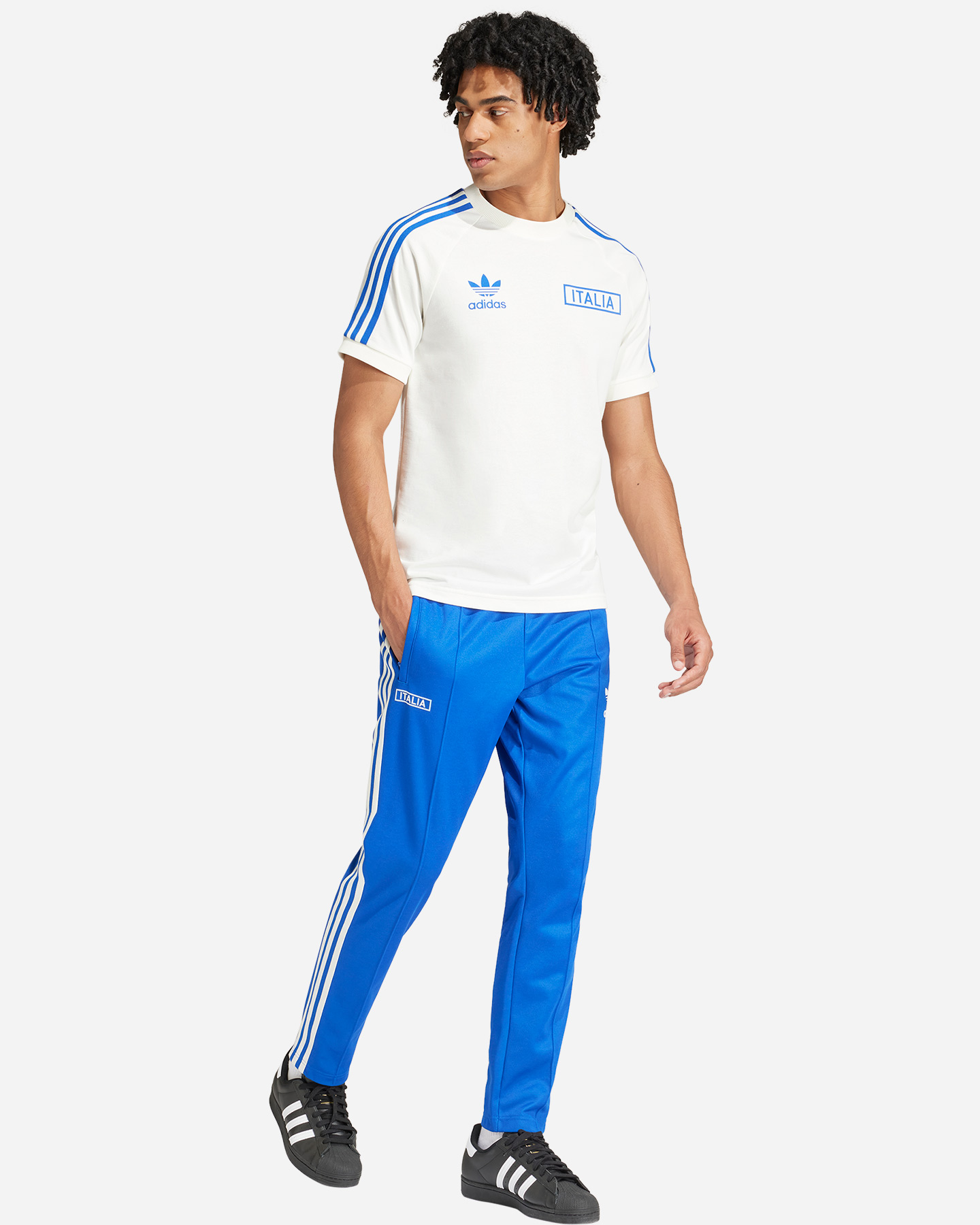 Oficiálne futbalové oblečenie Adidas Italia OG Adicolor 3 Stripes M IS0618
