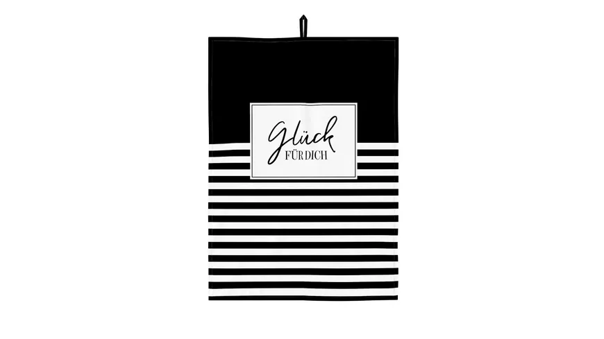 Geschenk für Dich Geschirrtuch Glück für dich
