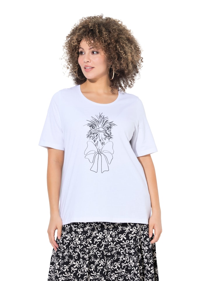 Ulla Popken Shirt in schneeweiß günstig kaufen