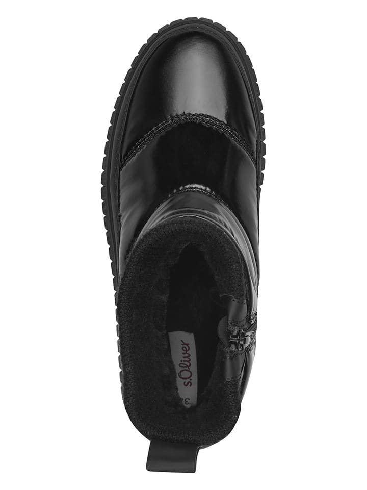 s.Oliver Winterboots in Schwarz günstig kaufen