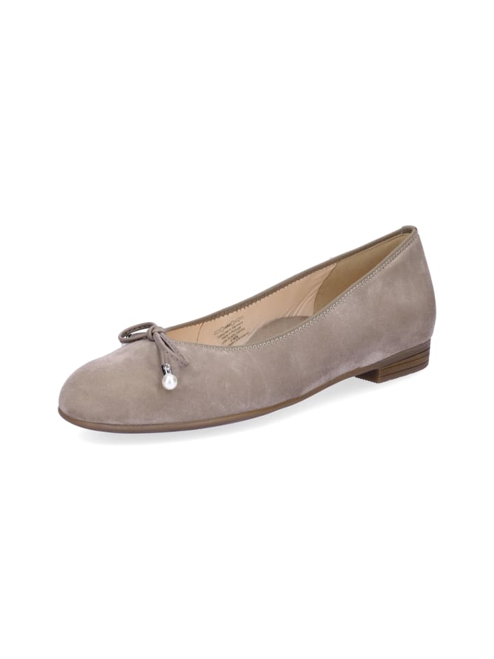 ara Ballerina in taupe Samt günstig kaufen