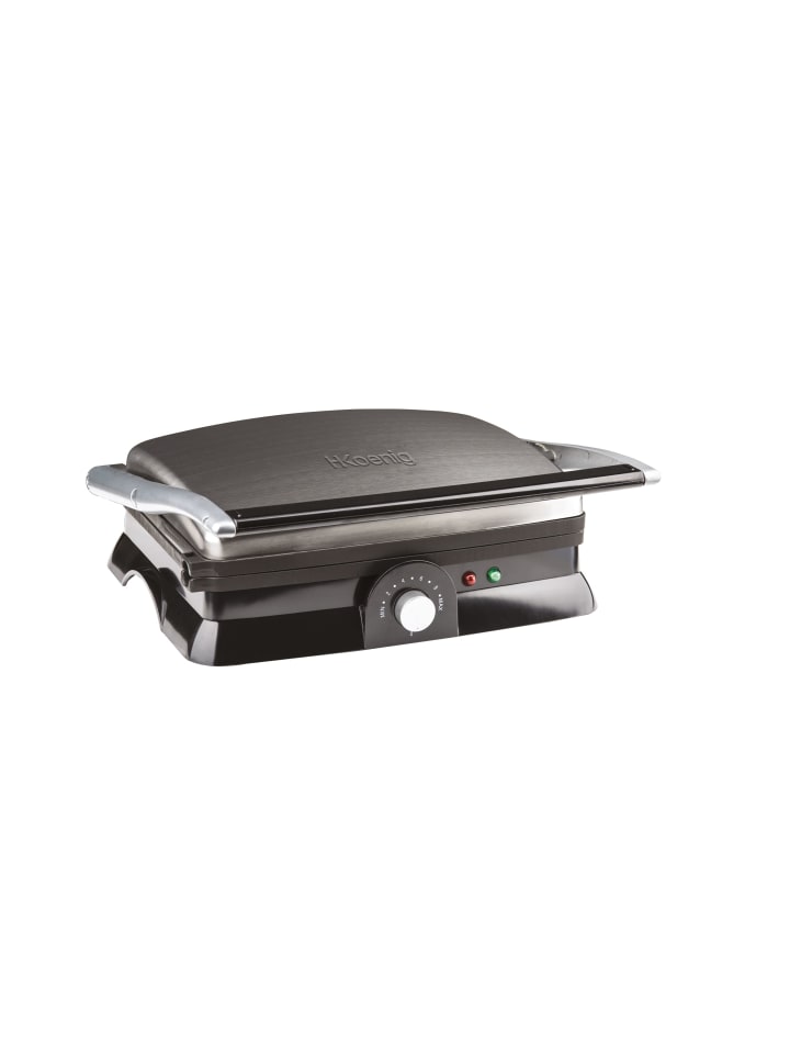 HKoenig Kontaktgrill GR20 in Silber günstig kaufen onesize