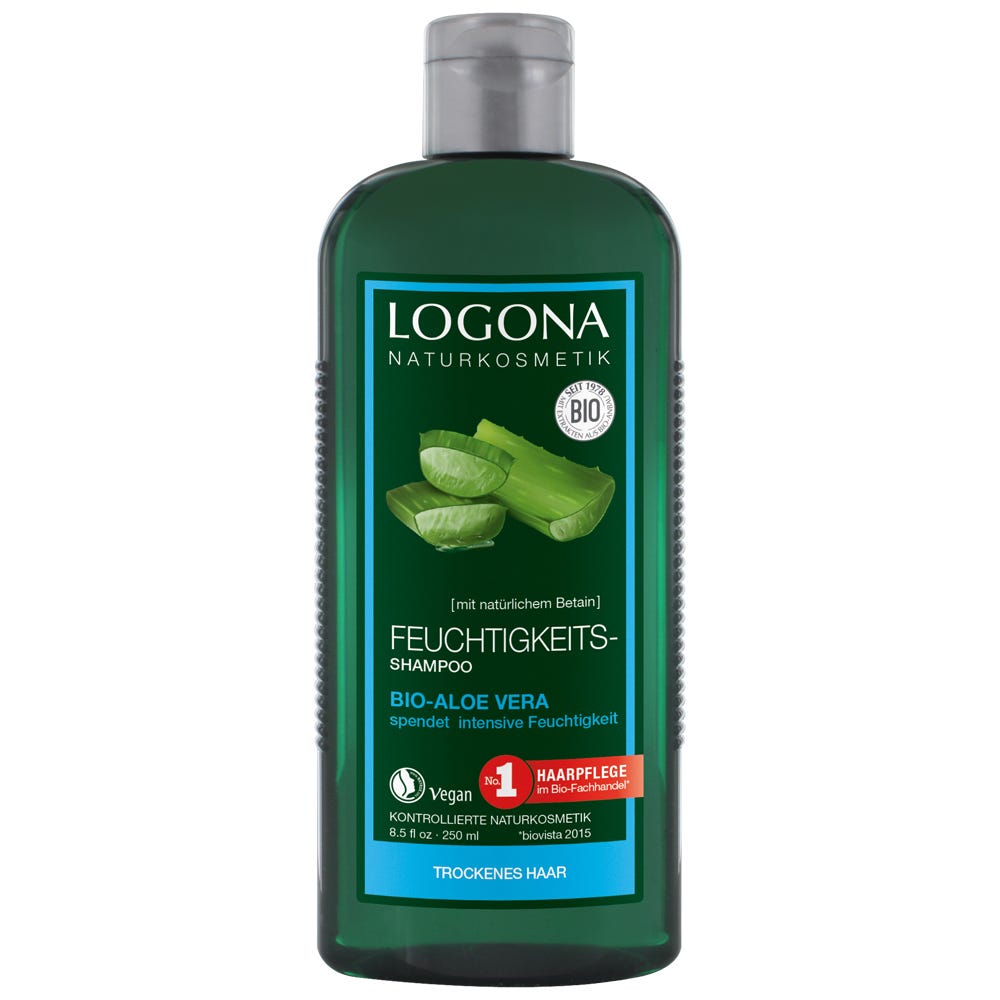 LOGONA Feuchtigkeits-Shampoo Bio-Aloe Vera 250 ml