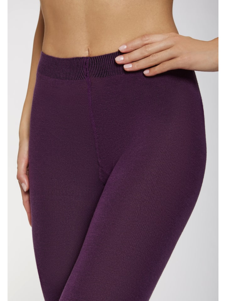 LAVANA basic Strickstrumpfhose in beere günstig kaufen