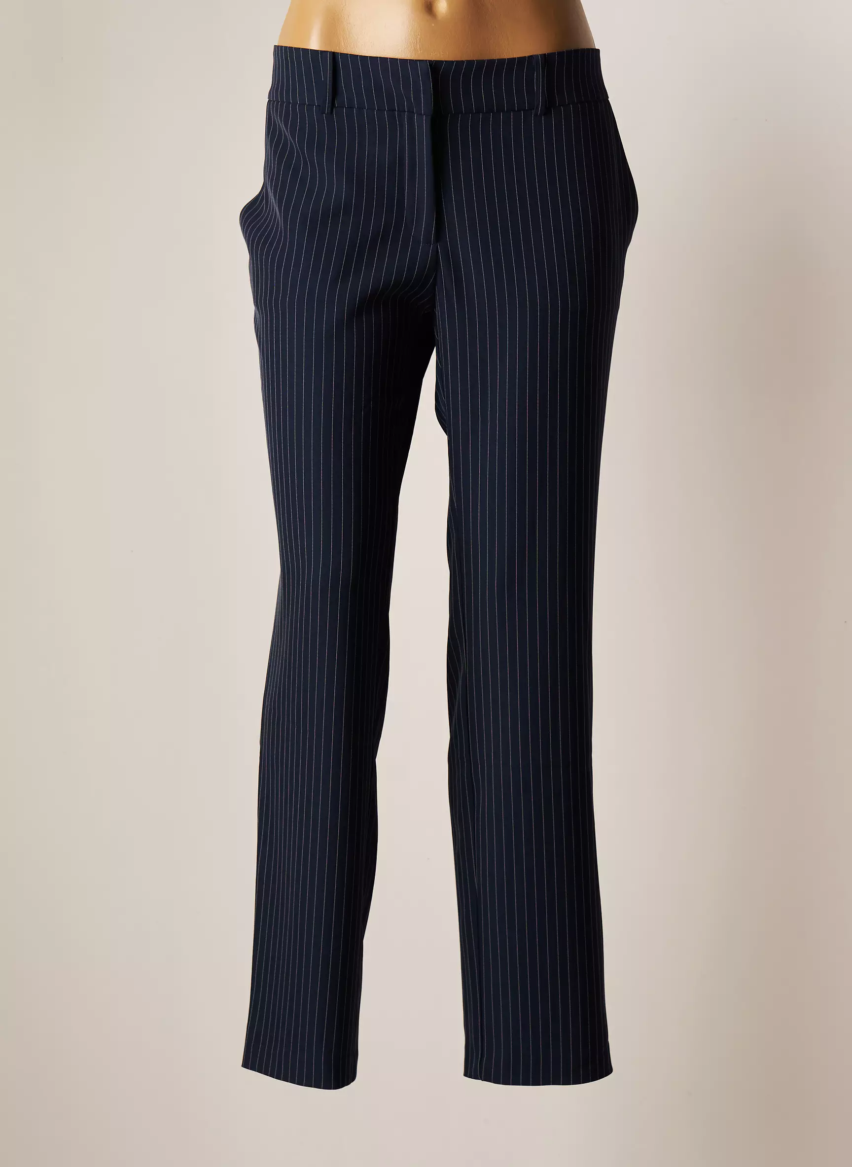 Guess Pantalons Chino Femme couleur bleu