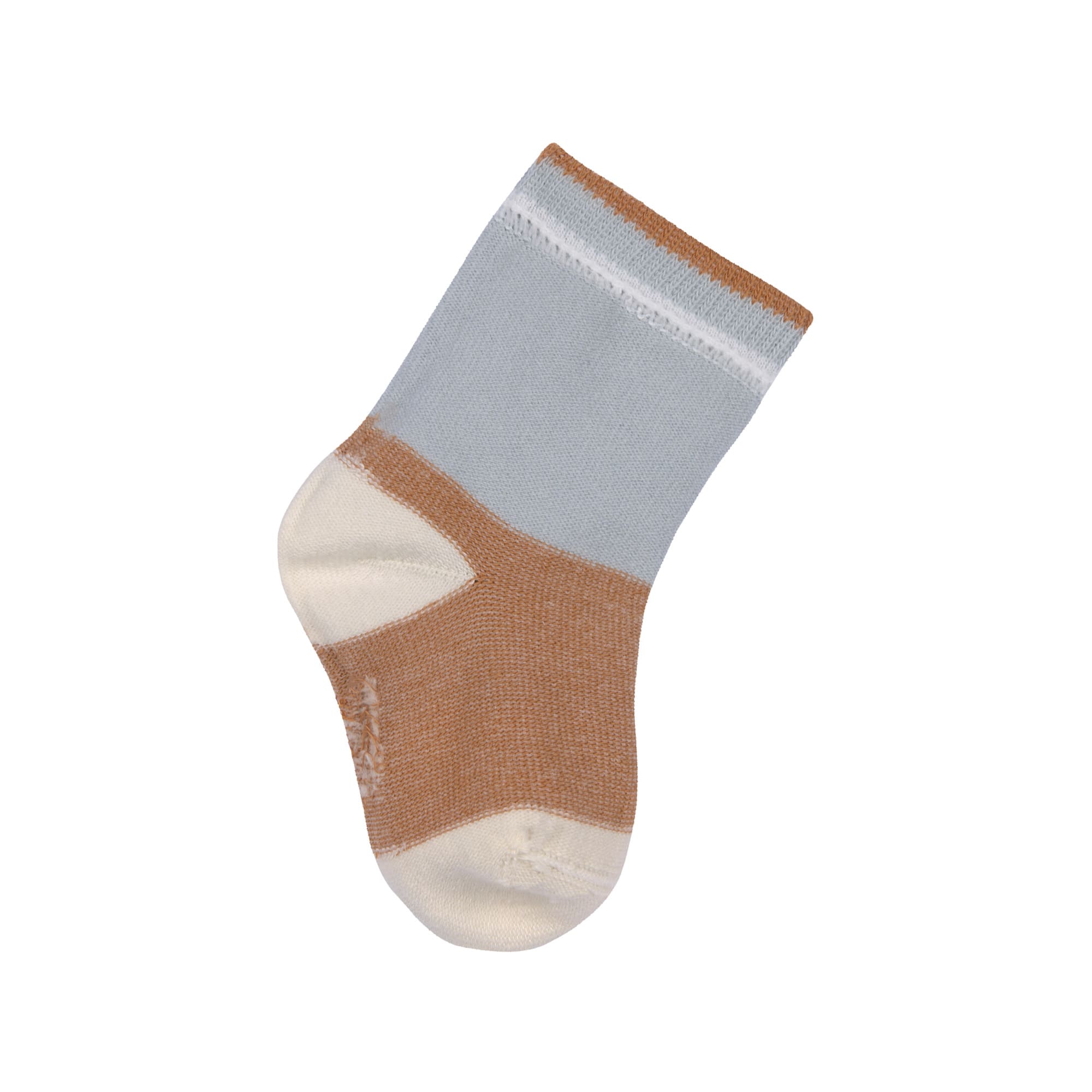 Kinder Socken 3er-Set, Hellblau Karamell
