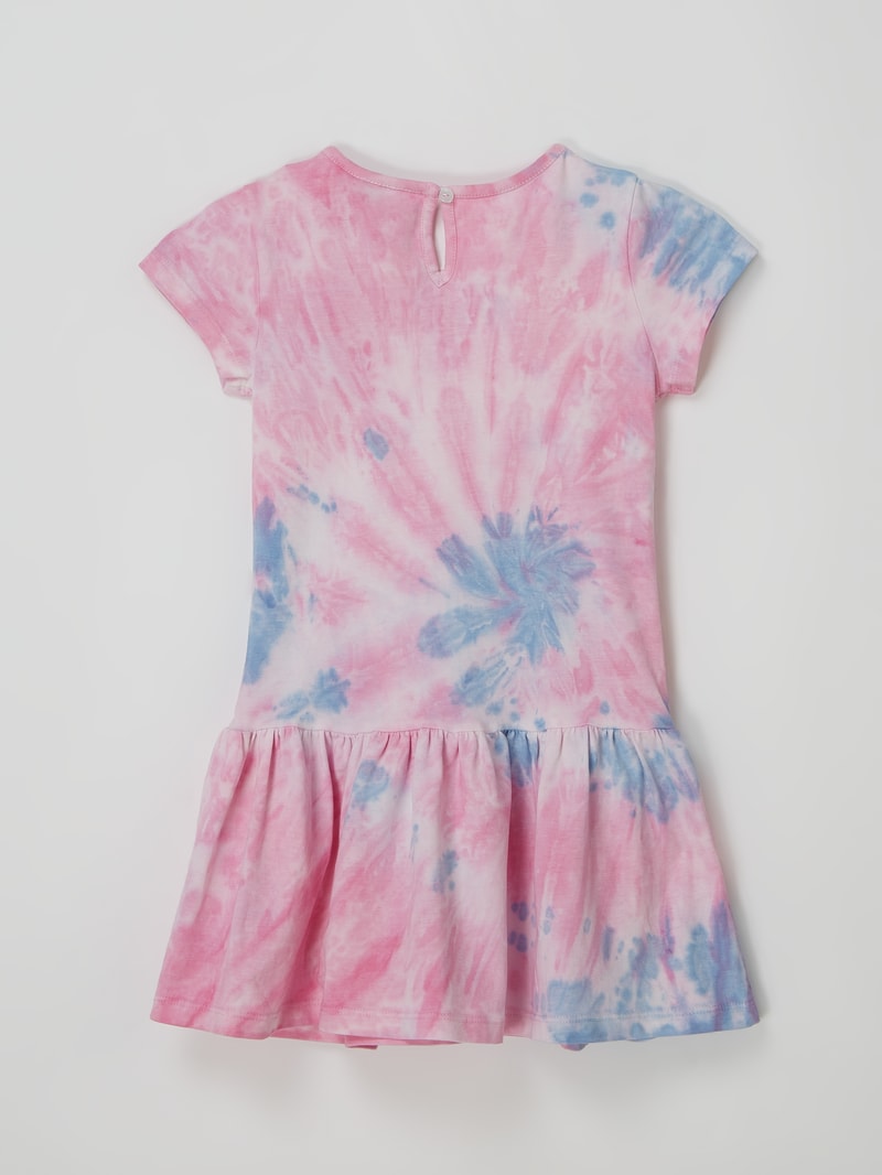 Kleid aus Jersey in bleu