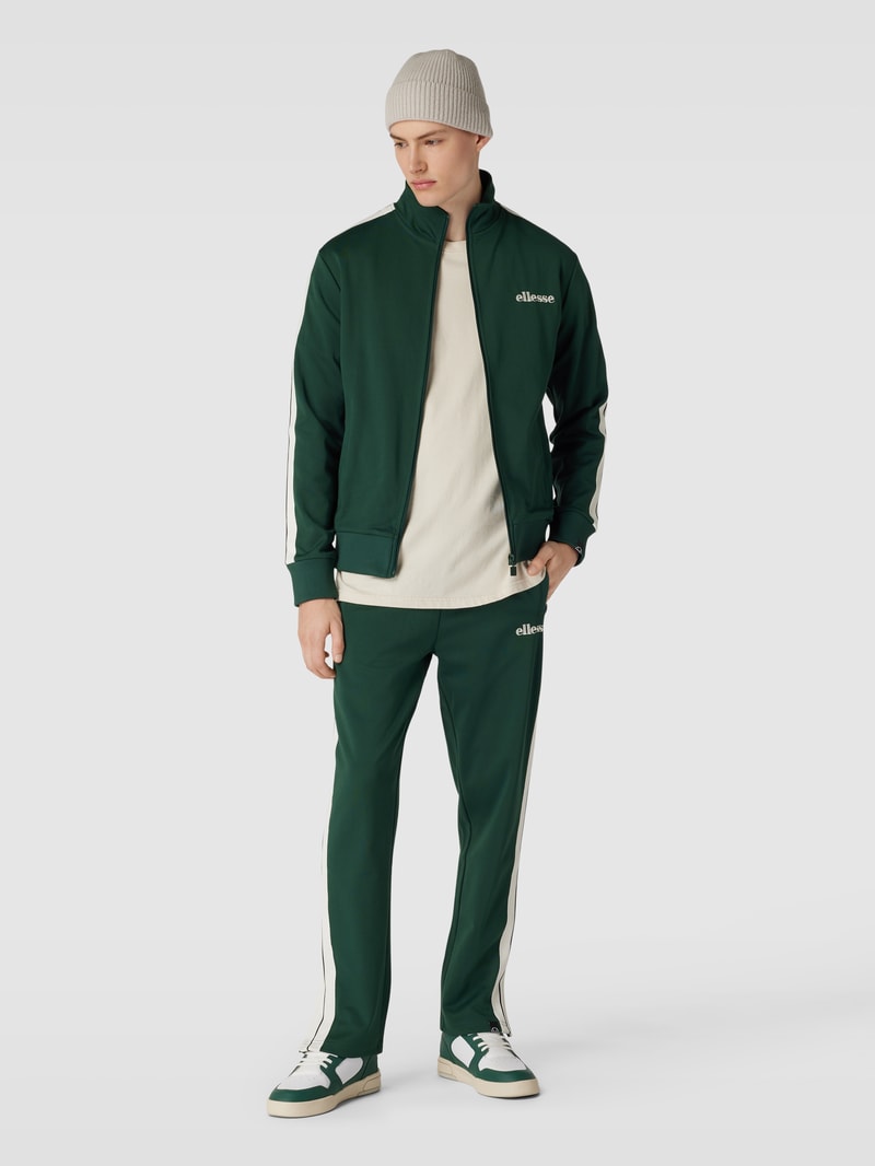 Sweatpants mit elastischem Bund in dunkelgrün
