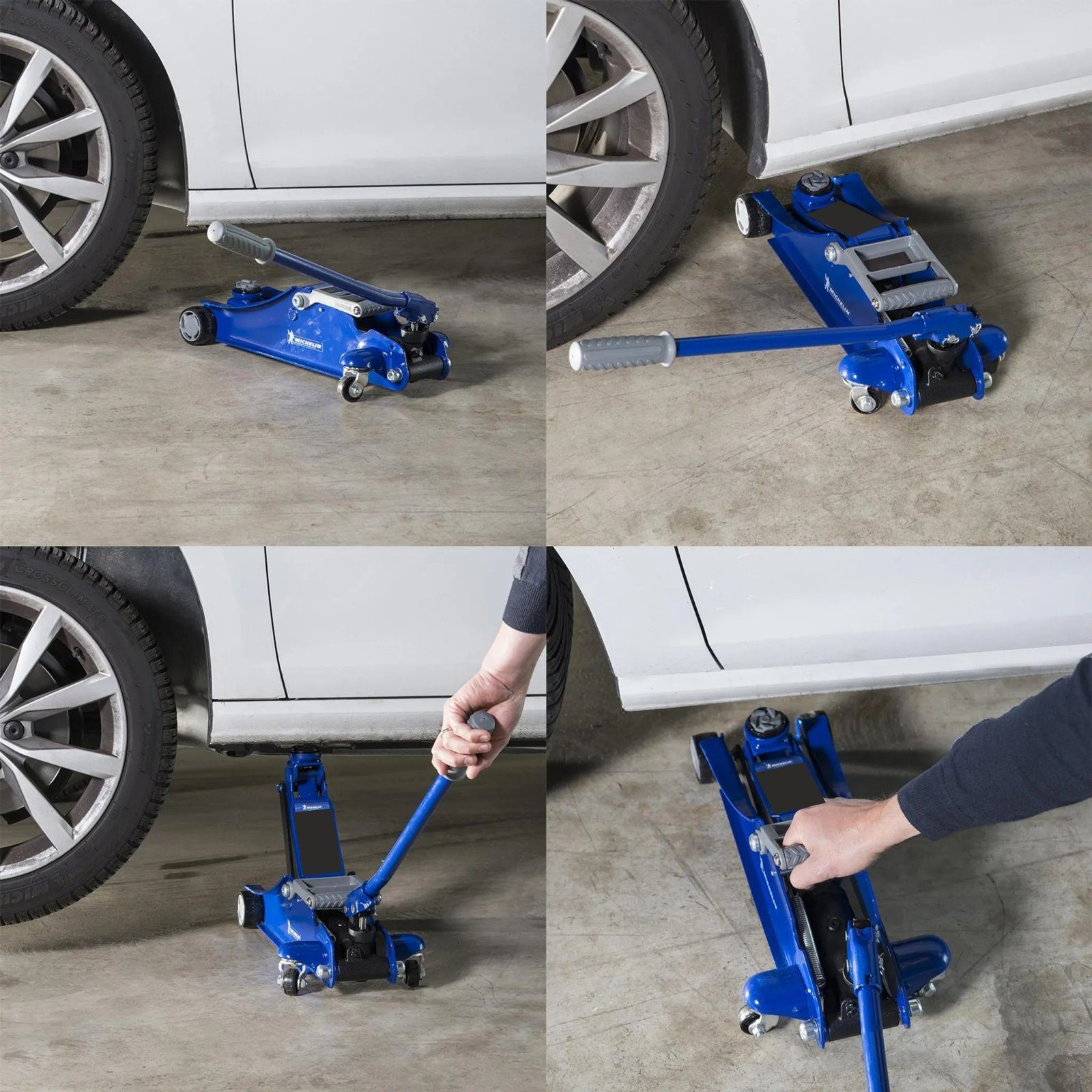 Michelin Hydraulikheber Rangier Wagenheber für bis zu 2 t schwere Autos PKW Fahrzeuge
